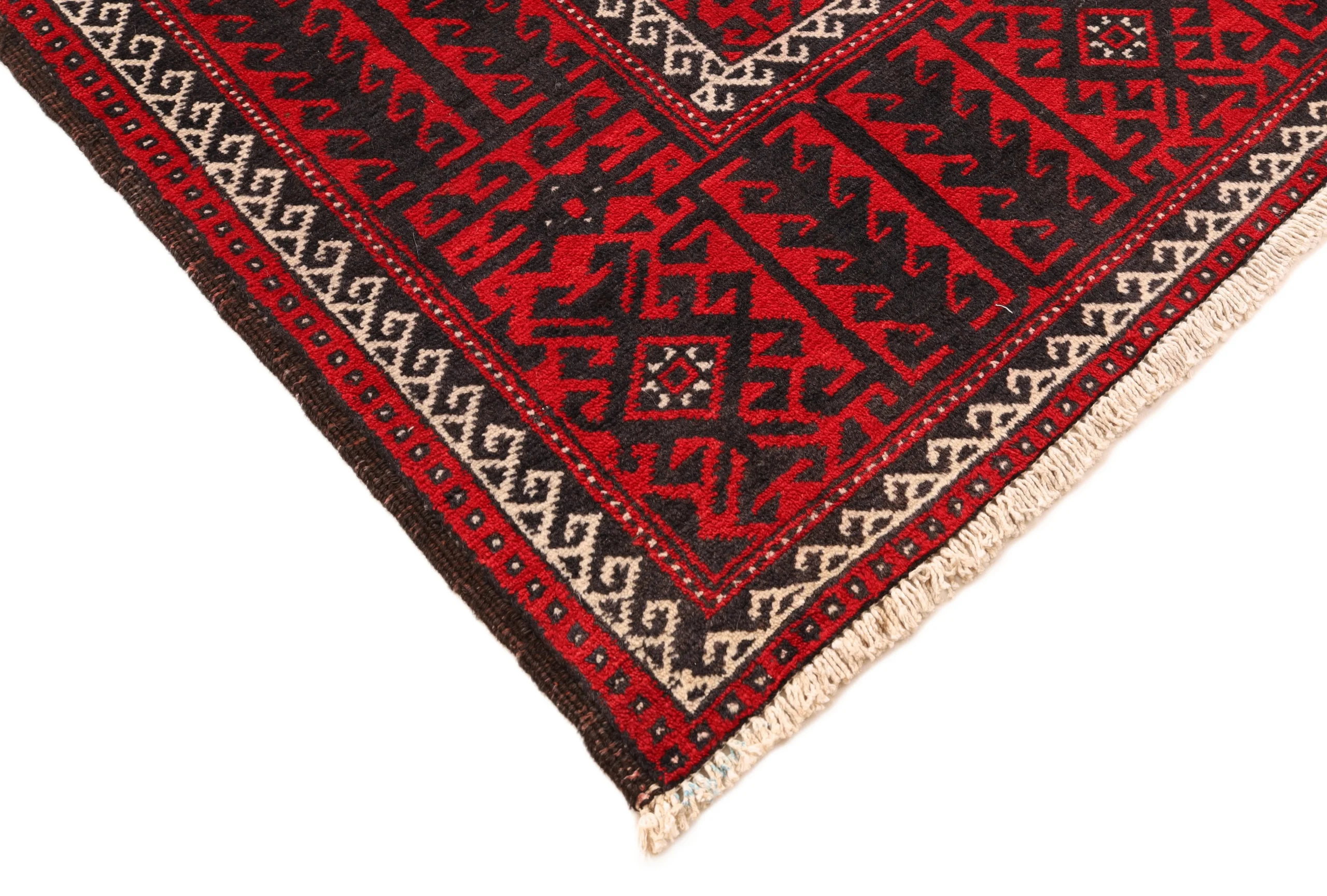 Handgeknüpfter Baluch Perserteppich, 230 × 120 cm, Wolle