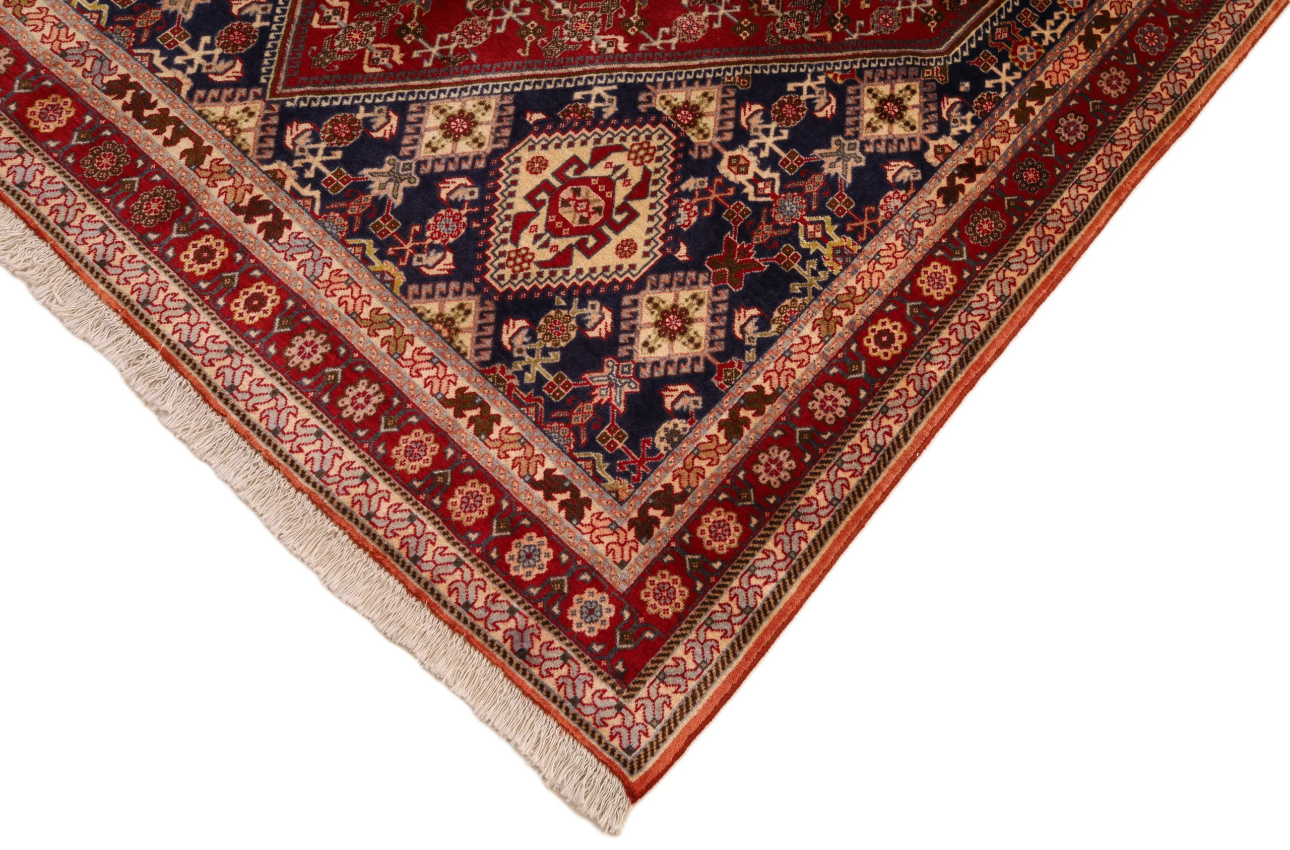 Qashqai Perserteppich 201 × 147 cm aus Wolle, handgeknüpft