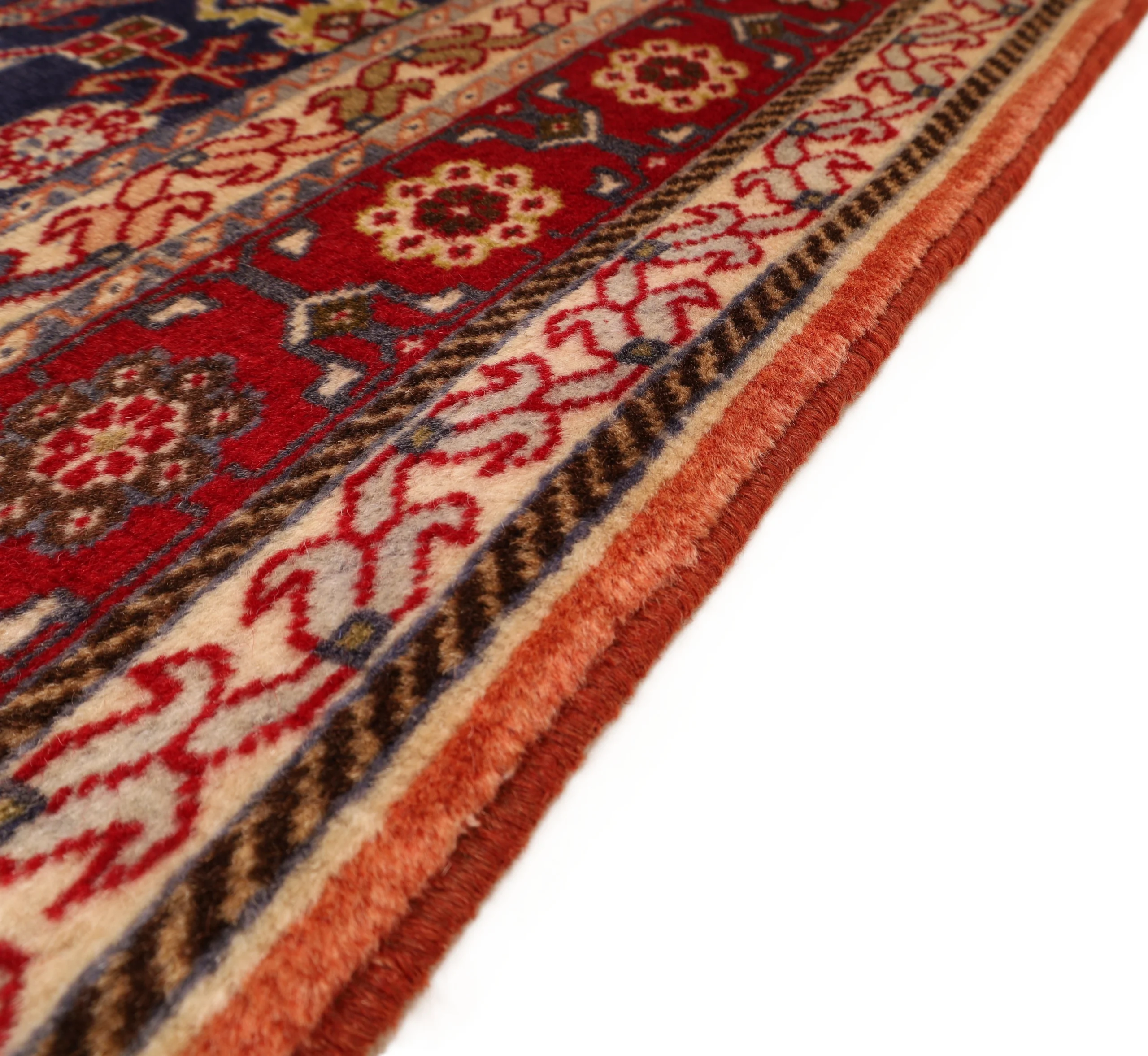 Qashqai Perserteppich 201 × 147 cm aus Wolle, handgeknüpft