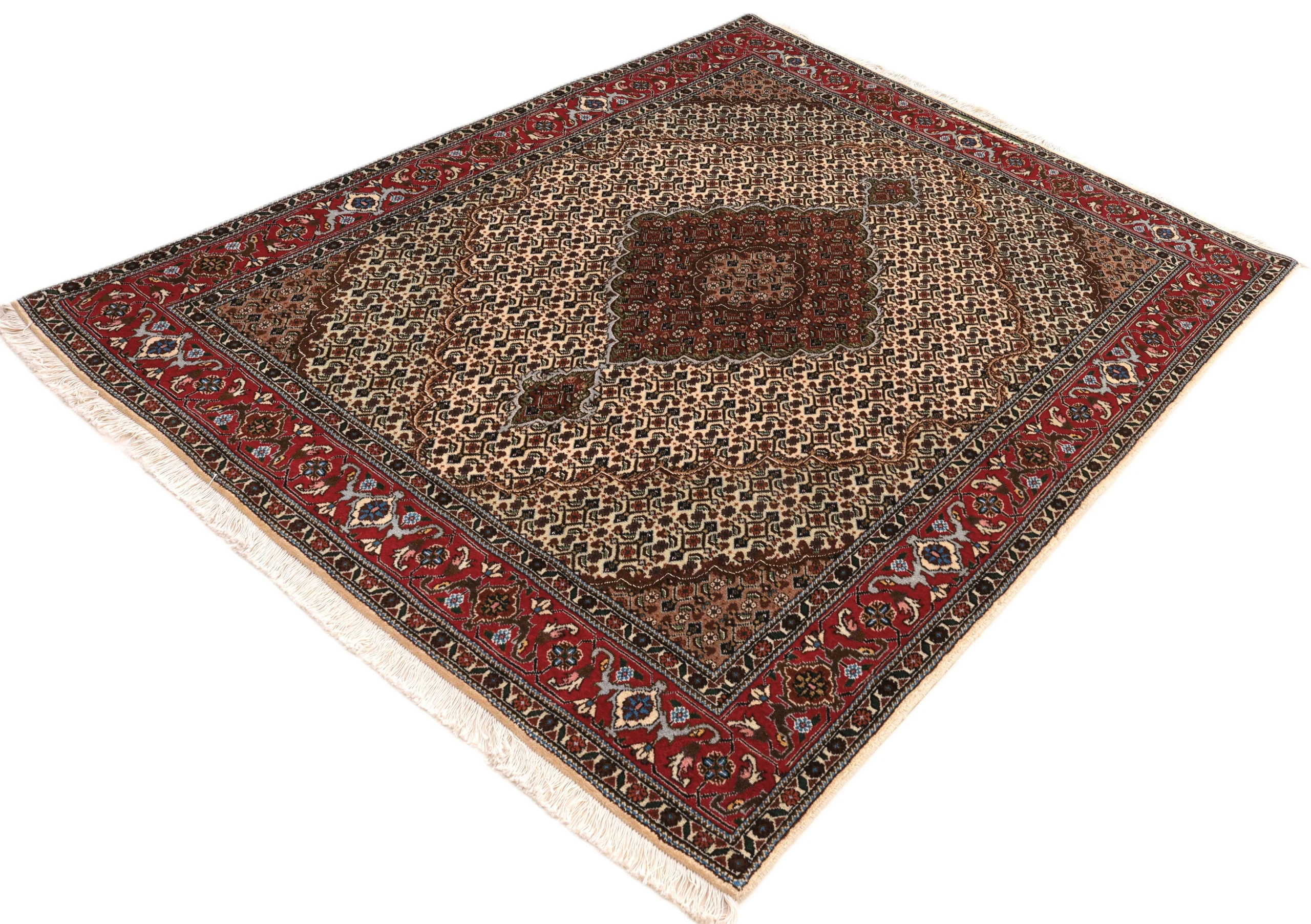 perserteppich-tabriz-201-x-152-cm-wolle-handgeknupft-rot-orange-15-scaled Täbriz Perserteppich aus Iran, 201 × 152 cm