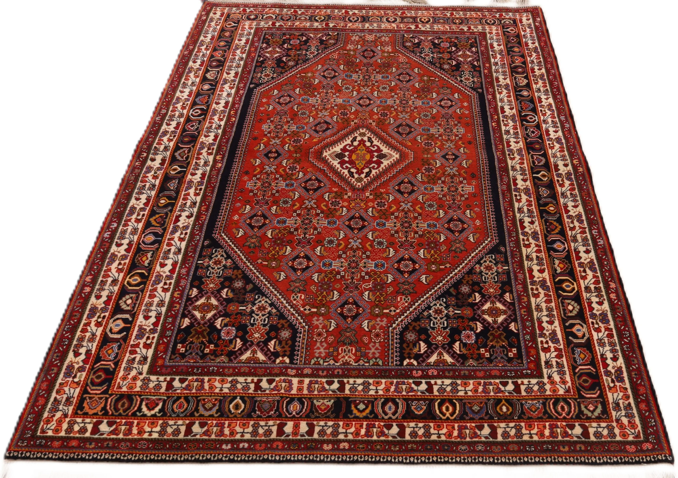 Qashqai Perserteppich aus Iran, 207 × 130 cm