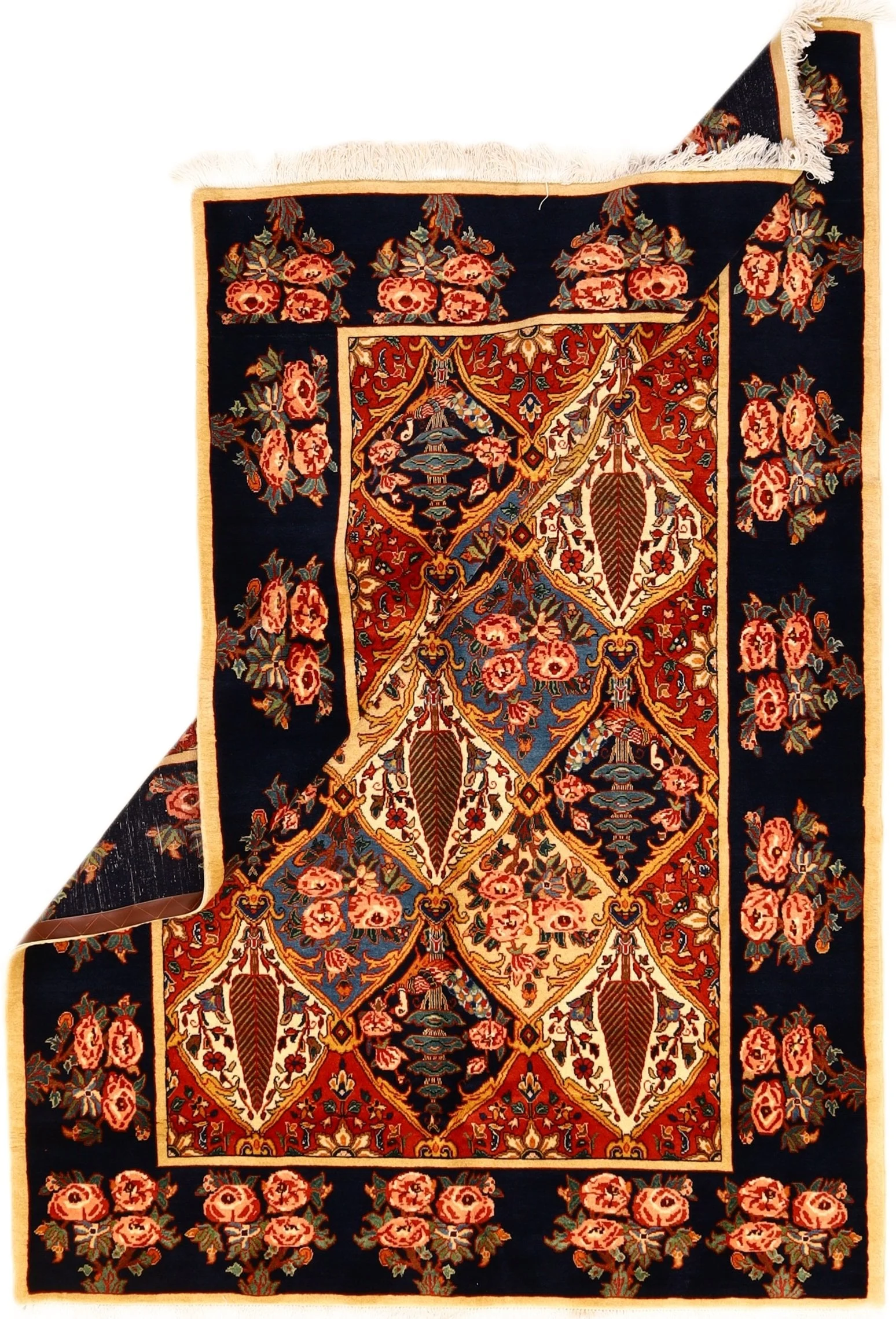 Bakhtiari Perserteppich 242 × 165 cm aus Wolle, handgeknüpft