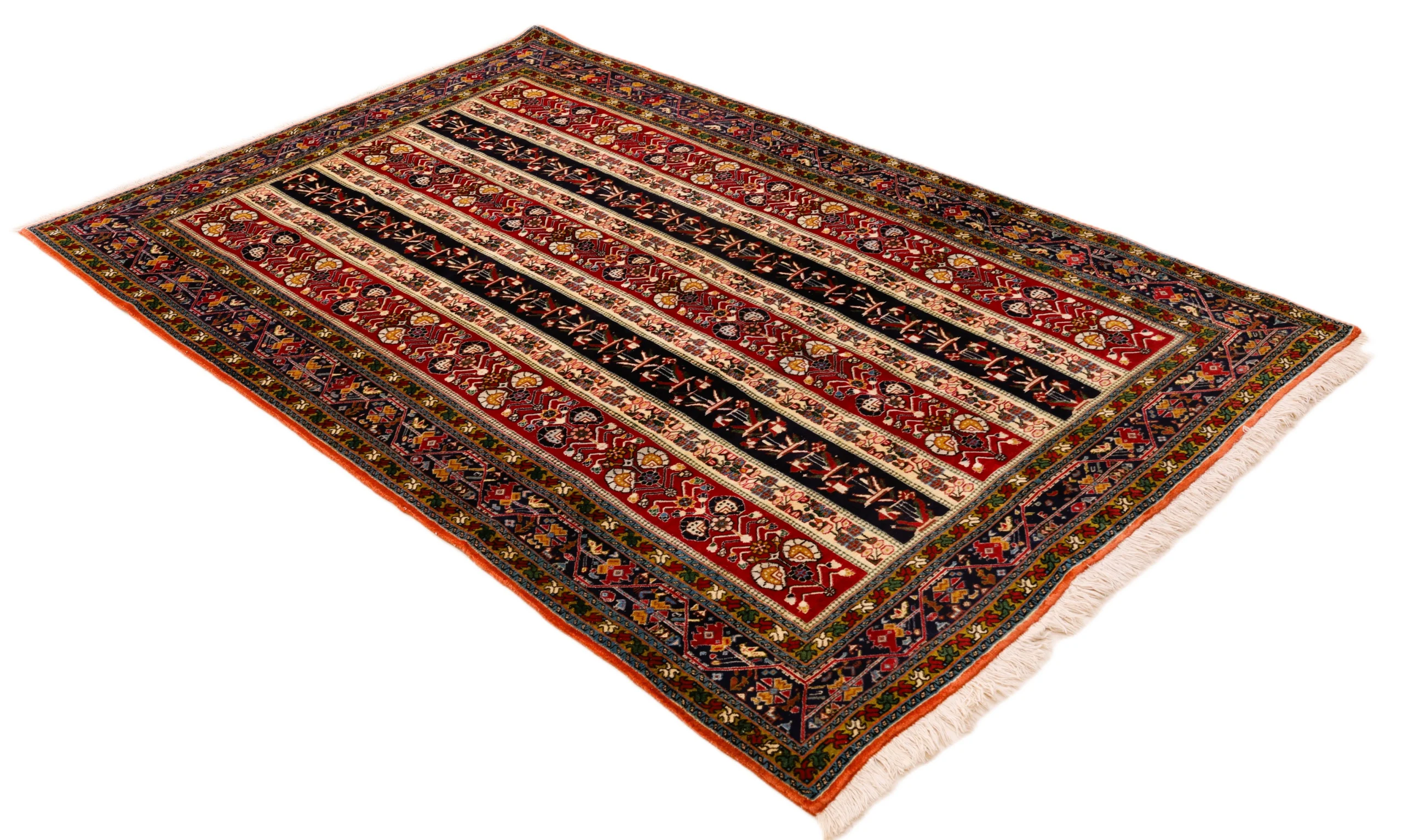 Handgeknüpfter Qashqai Perserteppich 237 × 155 cm
