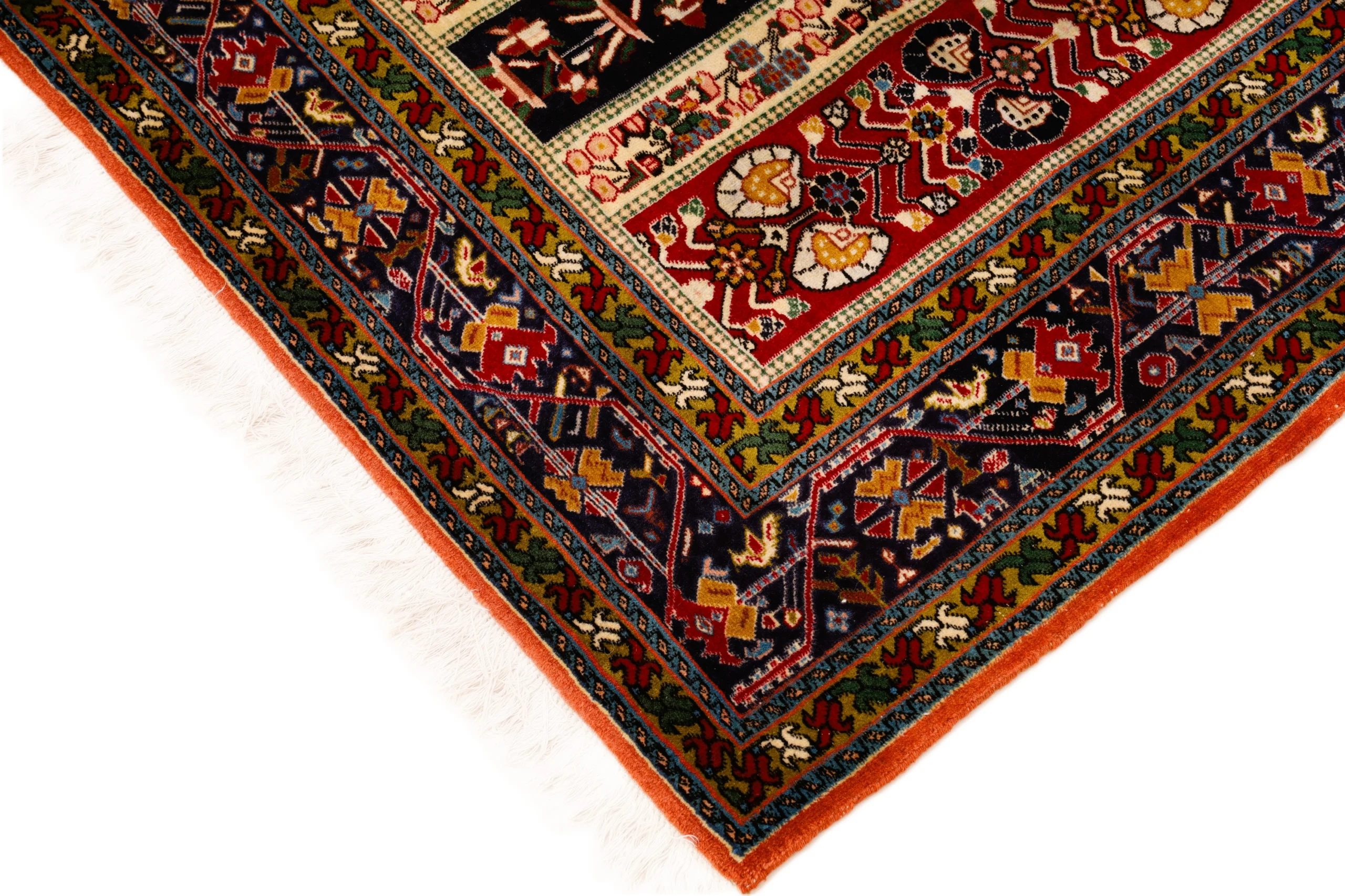 Handgeknüpfter Qashqai Perserteppich 237 × 155 cm