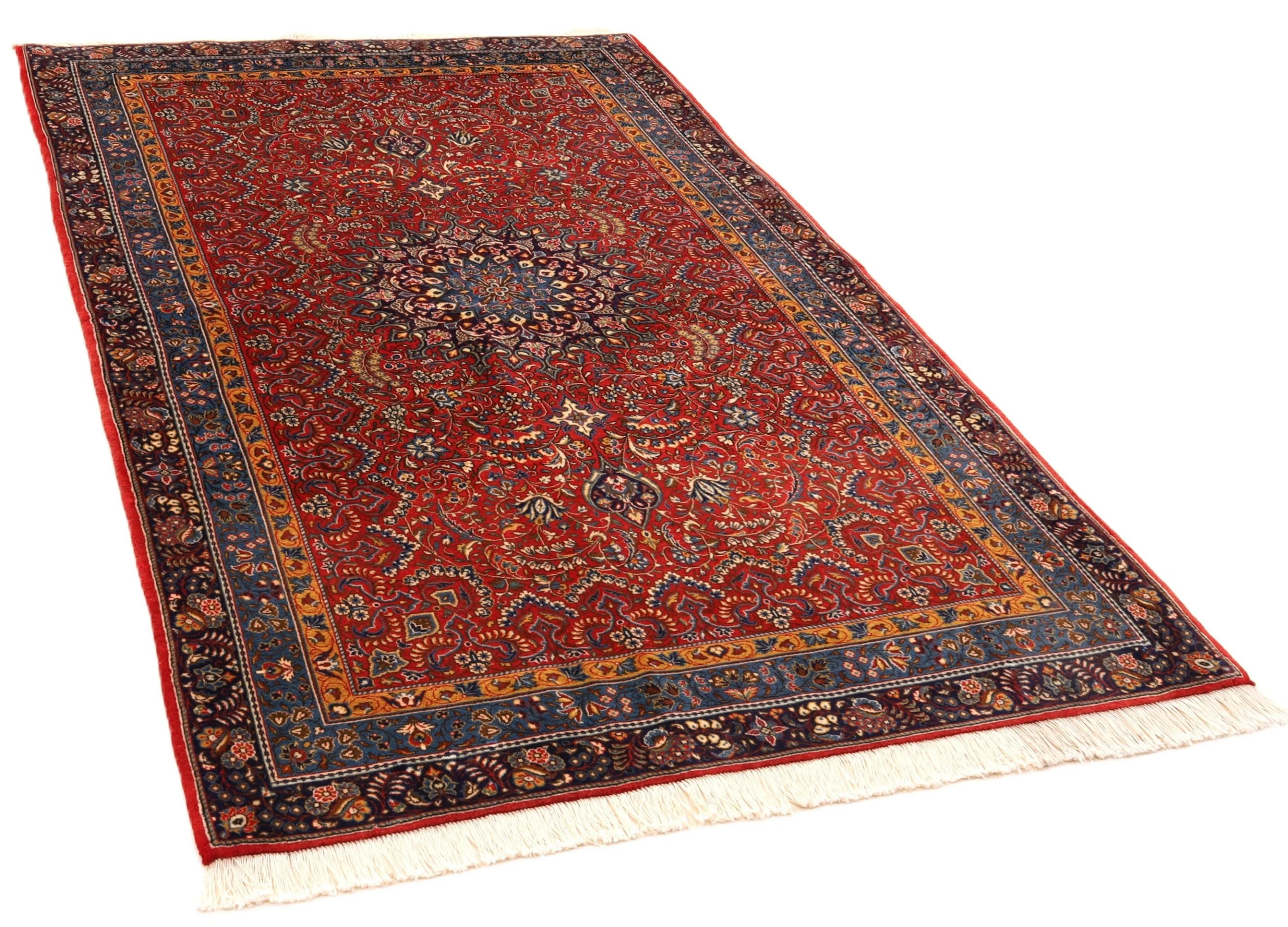 Perserteppich 207 × 131 cm aus Wolle, handgeknüpft
