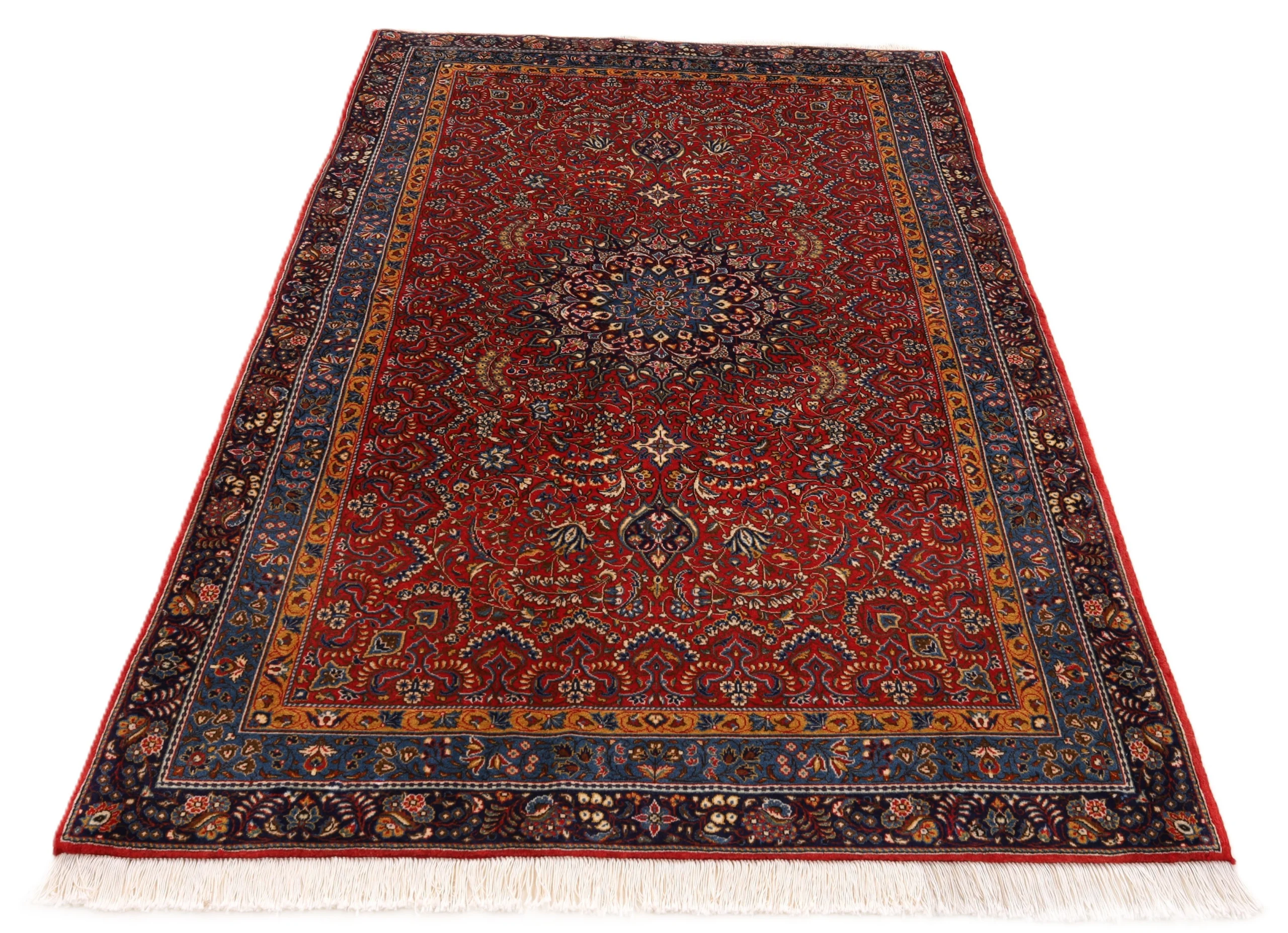 Perserteppich 207 × 131 cm aus Wolle, handgeknüpft