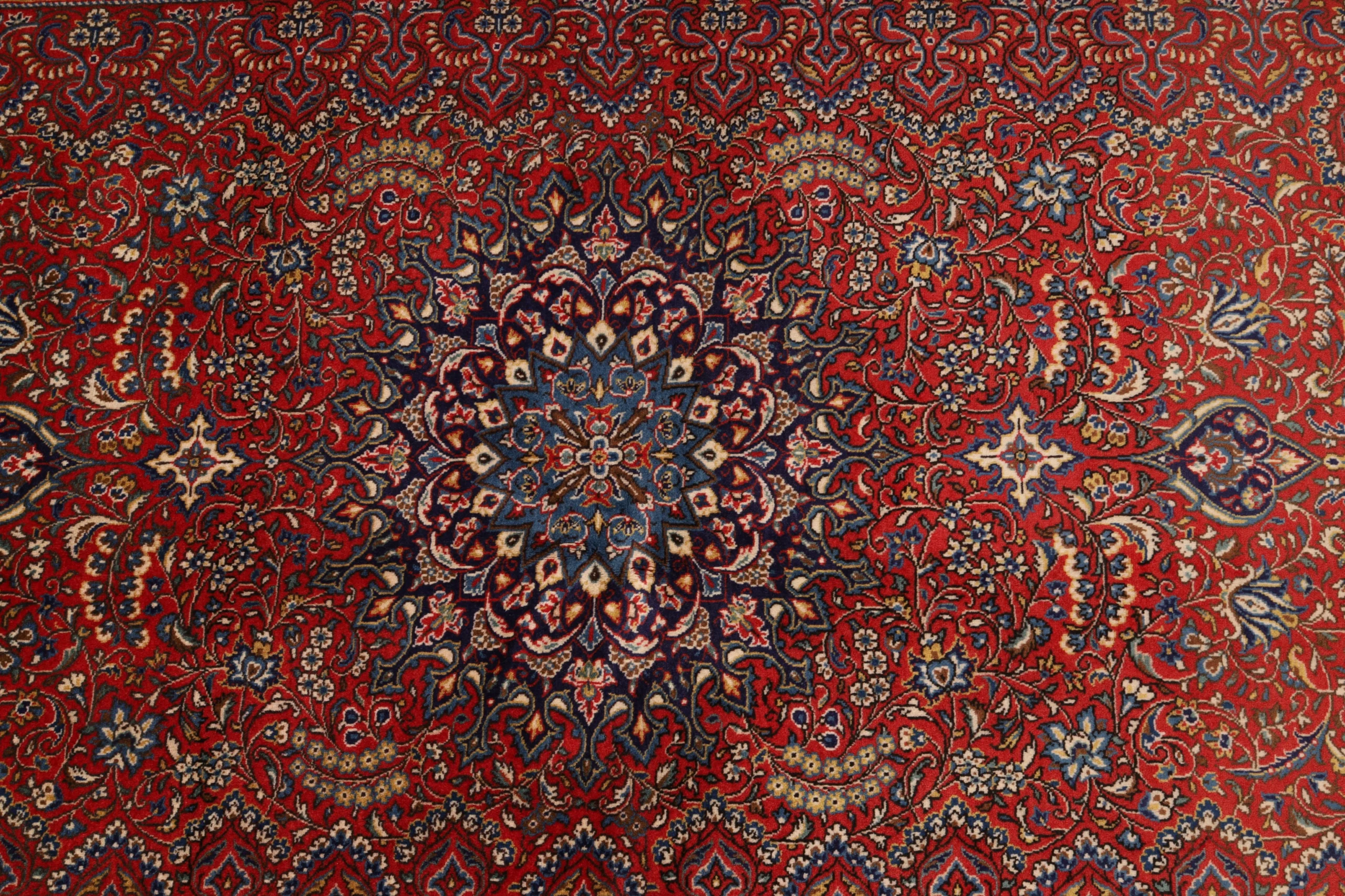 Perserteppich 207 × 131 cm aus Wolle, handgeknüpft