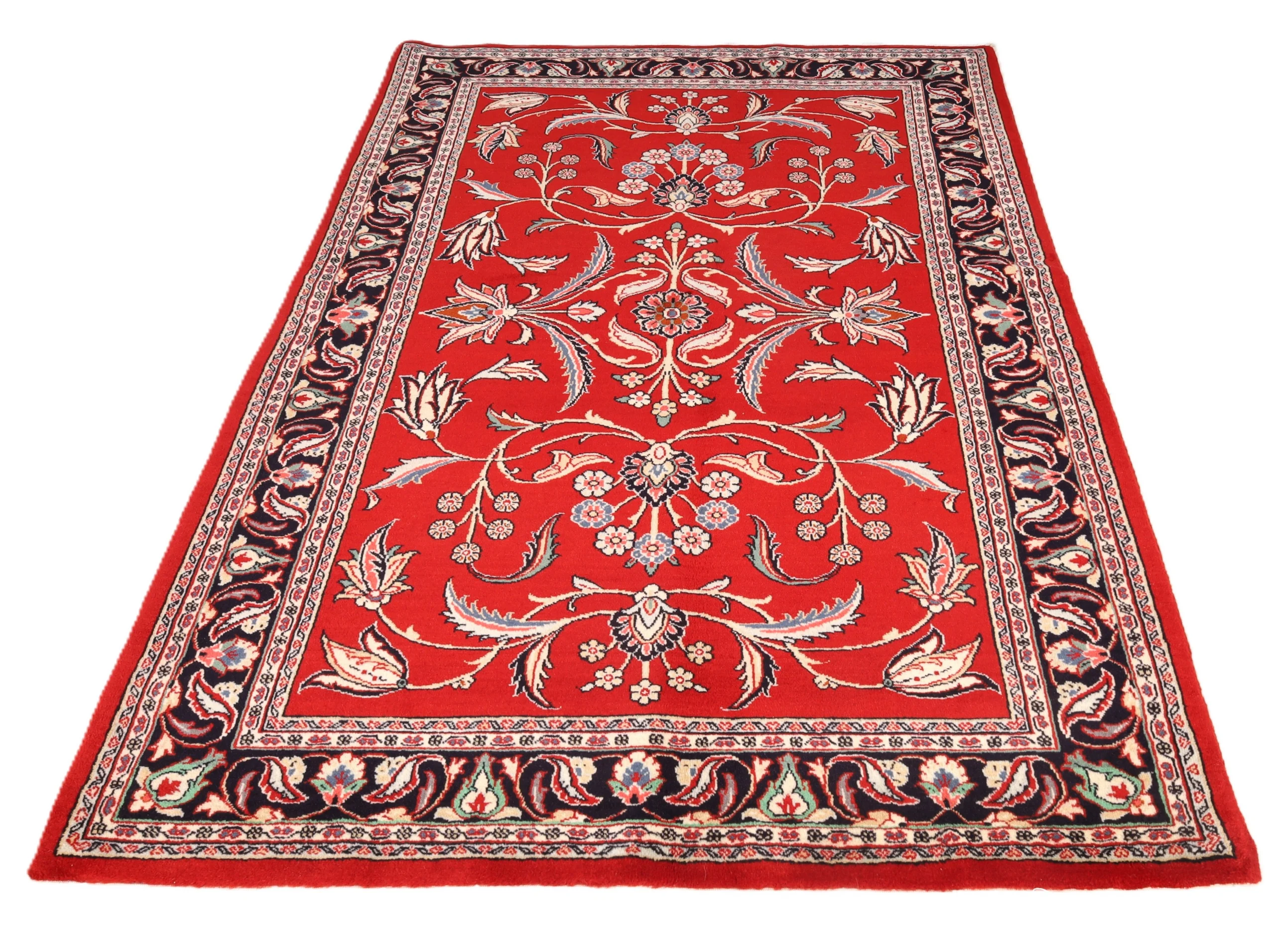 Handgeknüpfter Sarough Perserteppich, 203 × 137 cm, Wolle