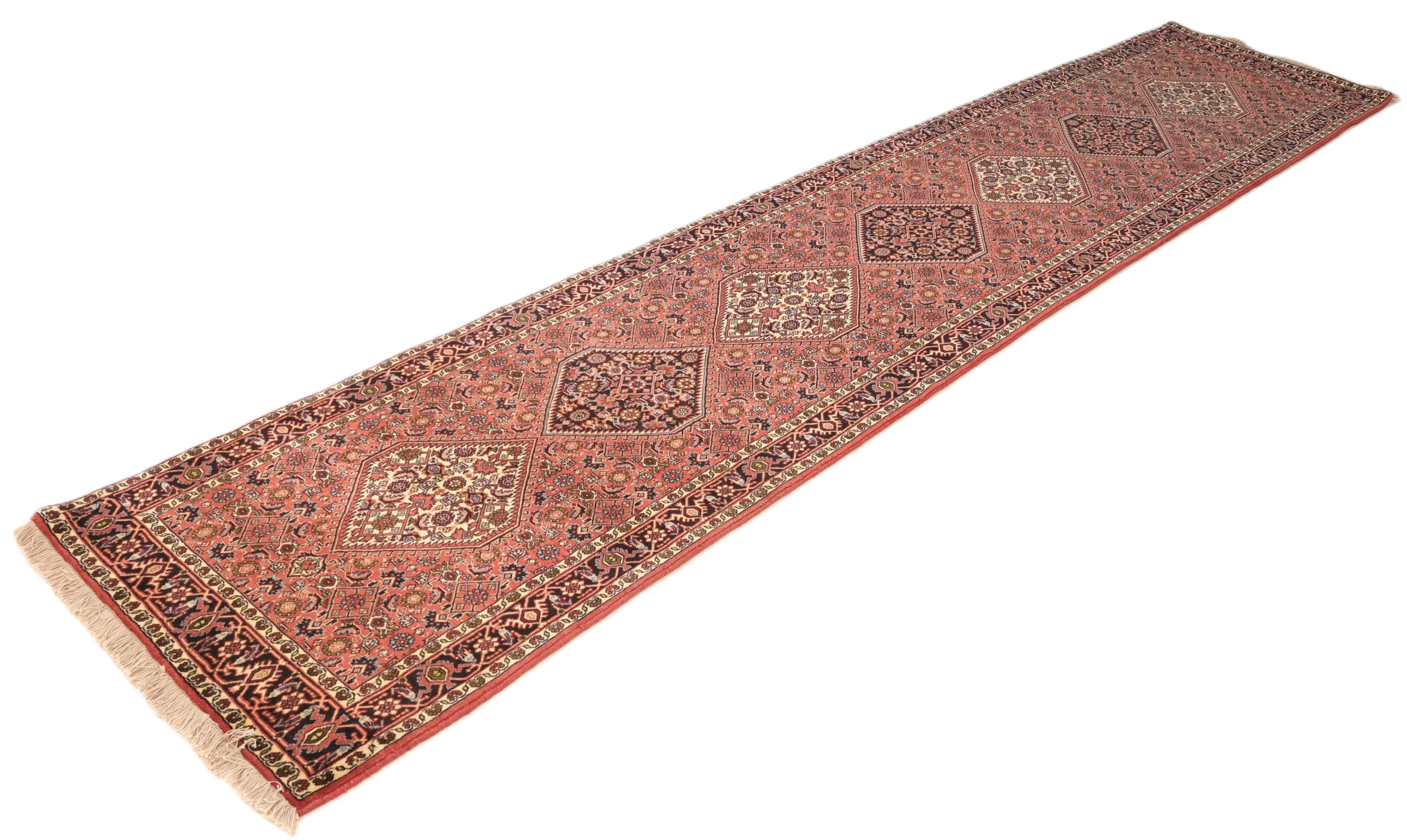 Bijar Perserteppich 415 × 87 cm aus Wolle, handgeknüpft