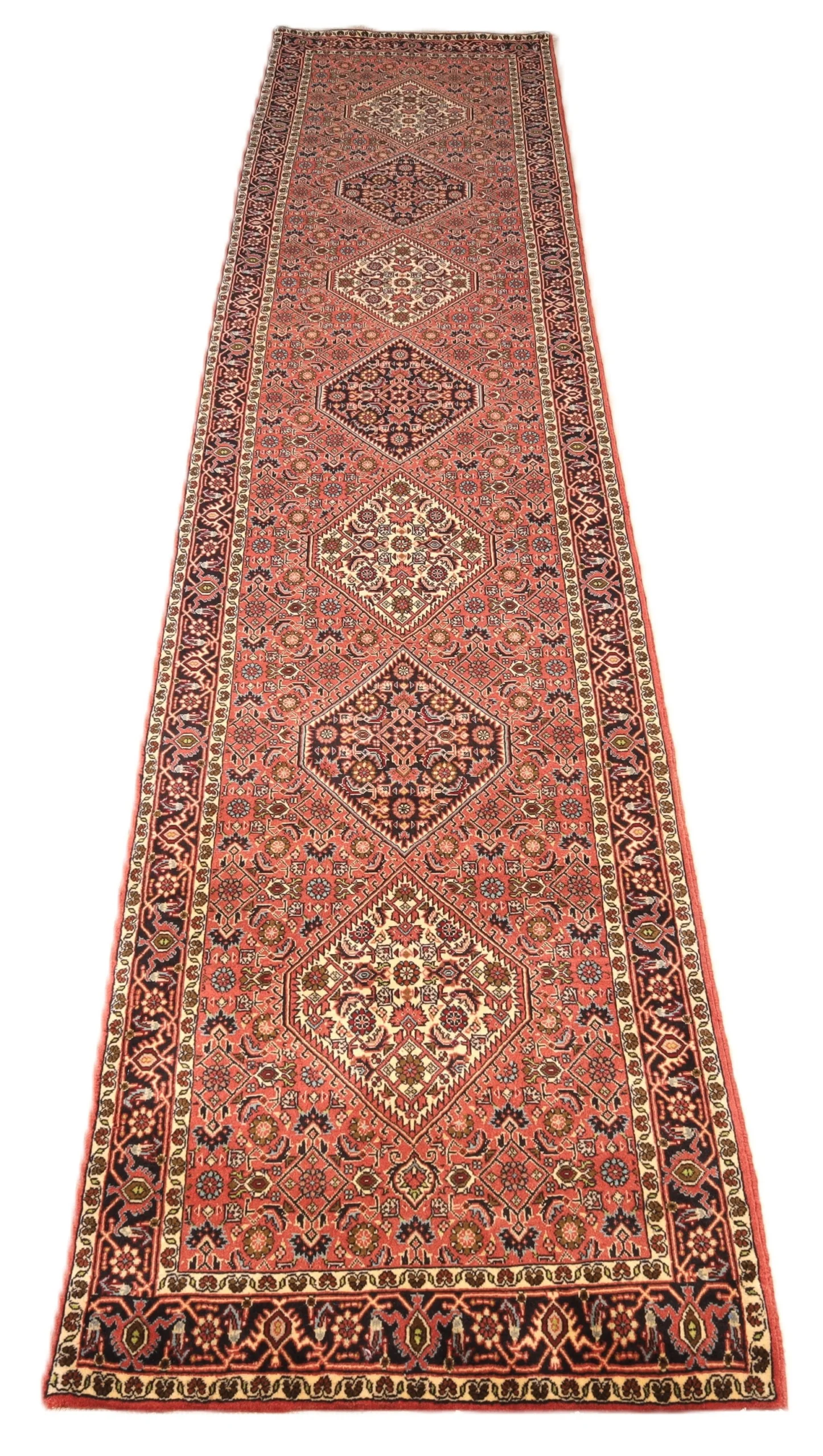 Bijar Perserteppich 415 × 87 cm aus Wolle, handgeknüpft