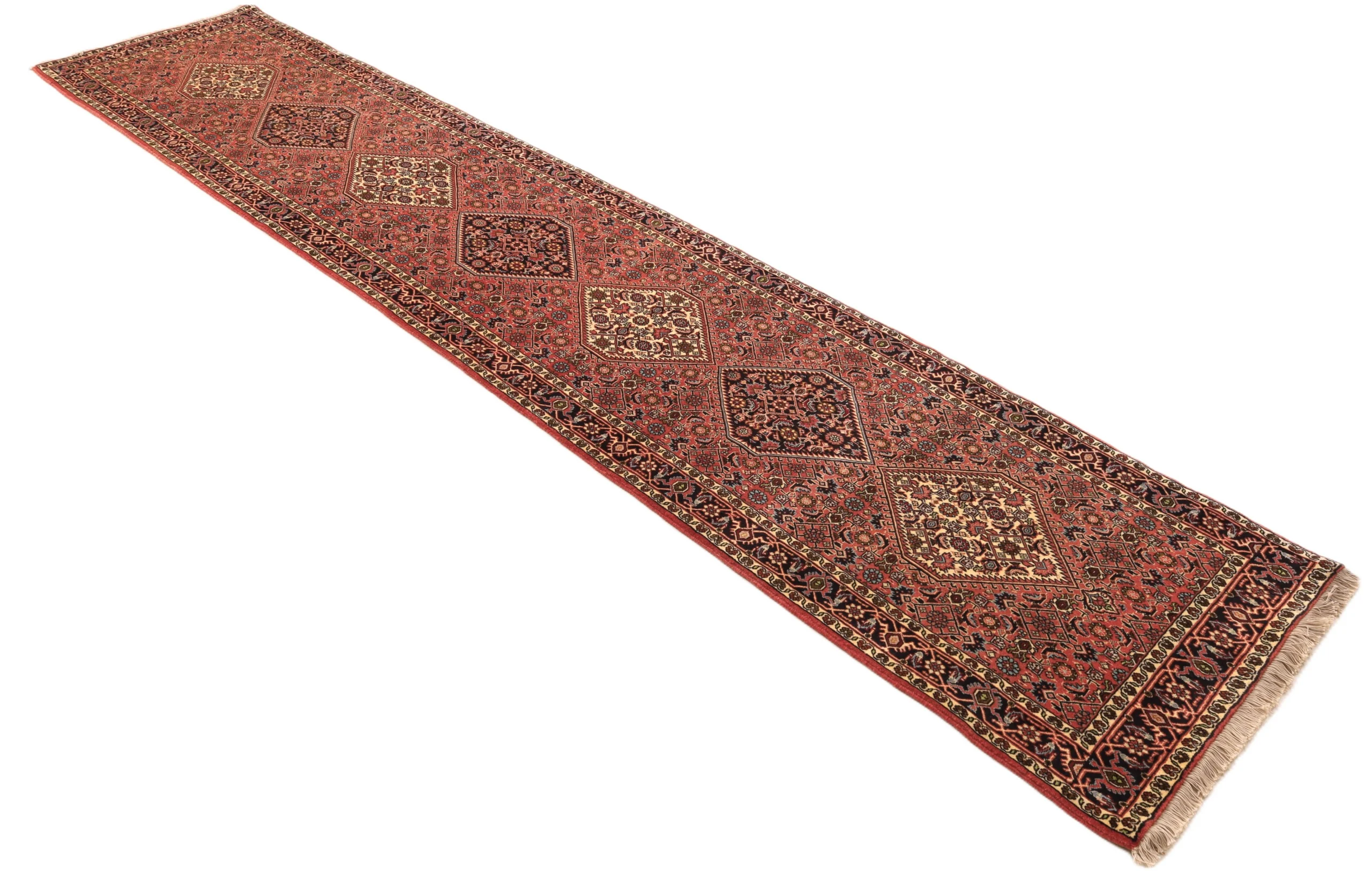 Bijar Perserteppich 415 × 87 cm aus Wolle, handgeknüpft