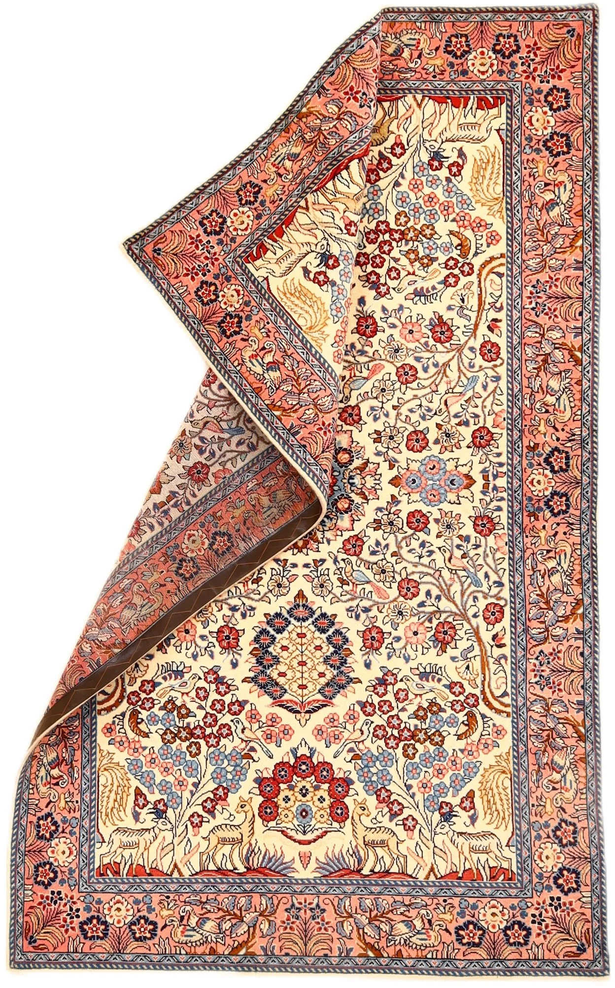 Handgeknüpfter Sarough Perserteppich 218 × 133 cm