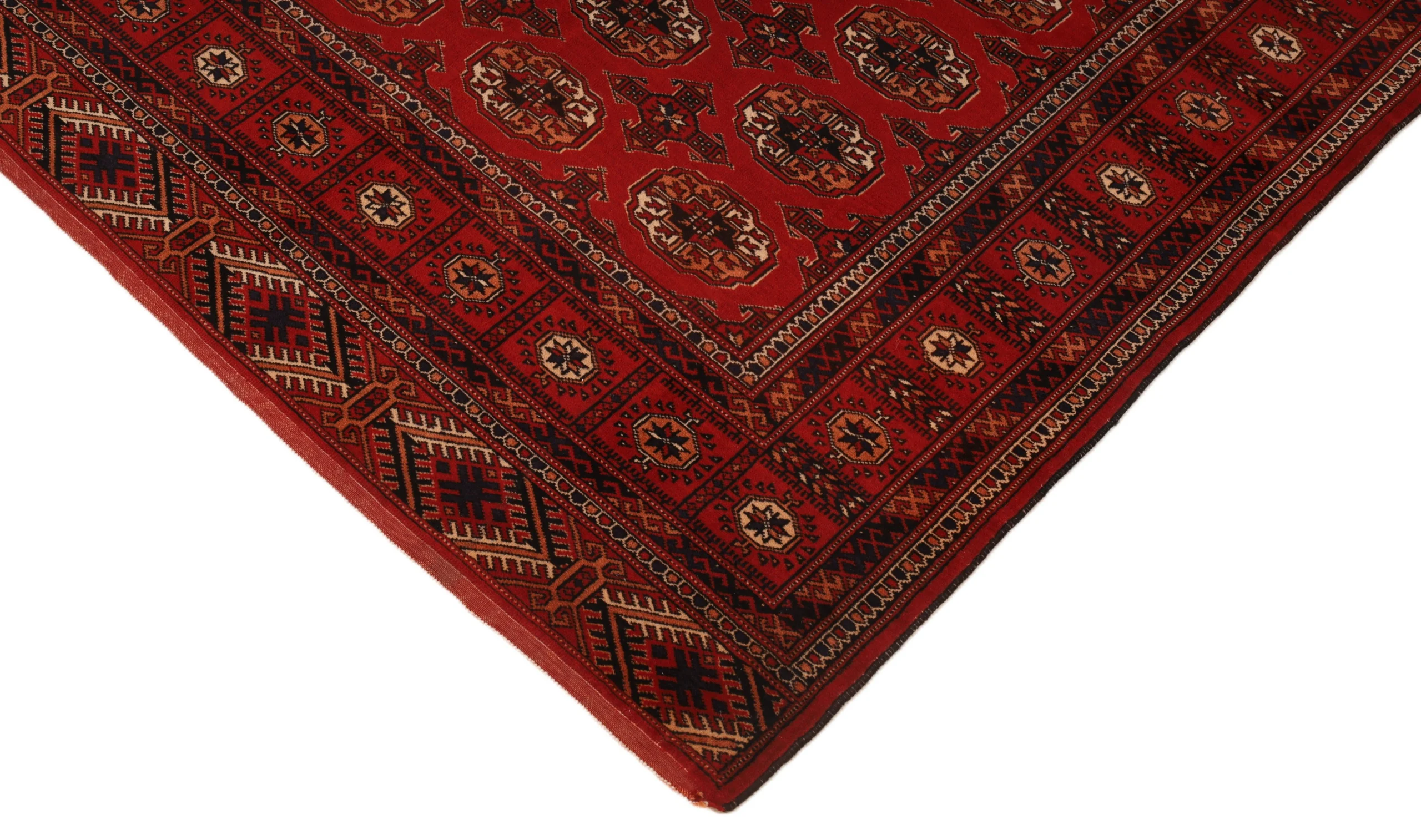 perserteppich-turkaman-198-x-135-cm-wolle-handgeknupft-rot-orange-21-scaled Handgeknüpfter Turkmen Perserteppich, 198 × 135 cm, Wolle