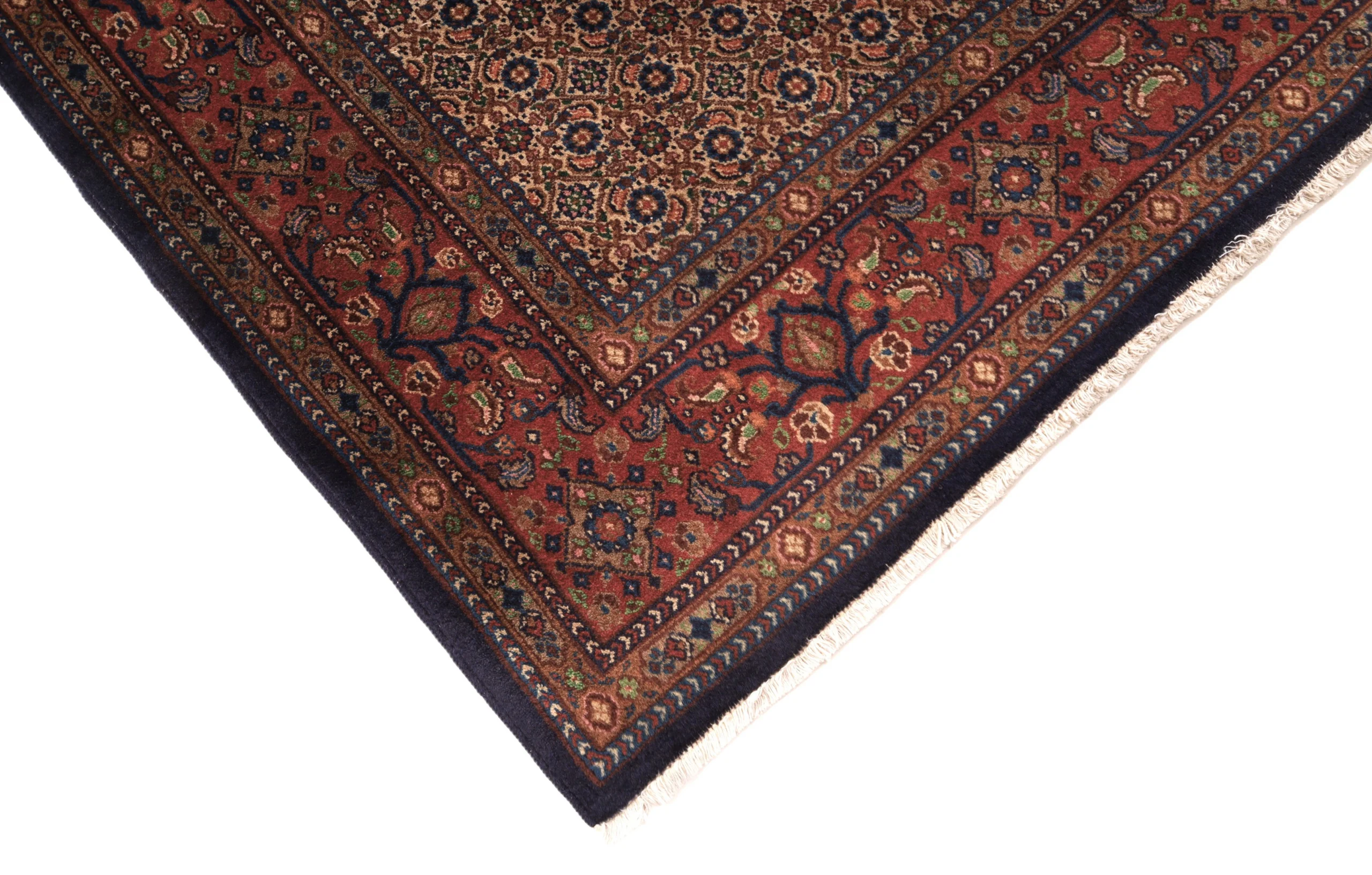 Moud Perserteppich 222 × 147 cm aus Wolle, handgeknüpft