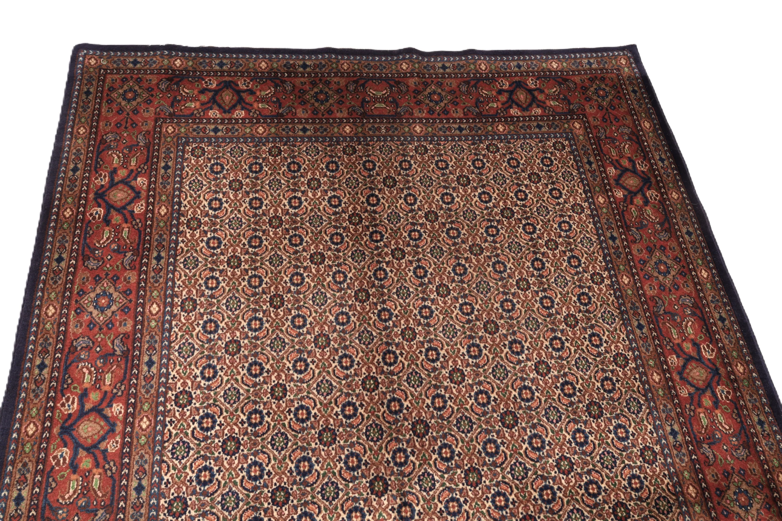 Moud Perserteppich 222 × 147 cm aus Wolle, handgeknüpft