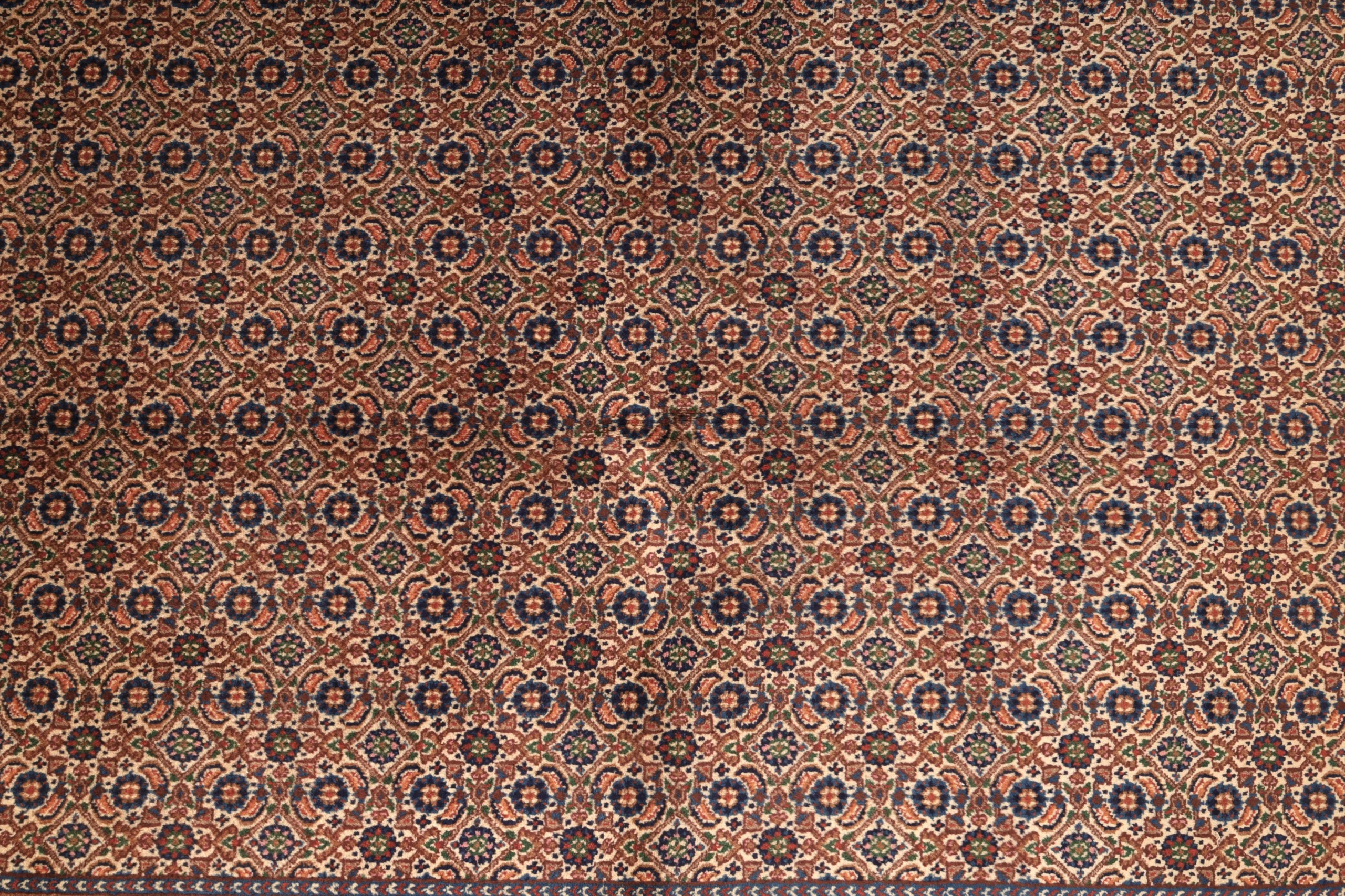 Moud Perserteppich 222 × 147 cm aus Wolle, handgeknüpft