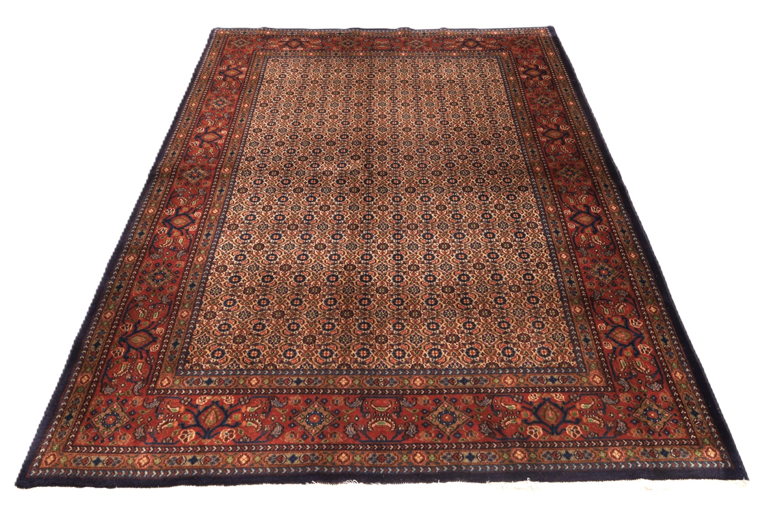 Moud Perserteppich 222 × 147 cm aus Wolle, handgeknüpft