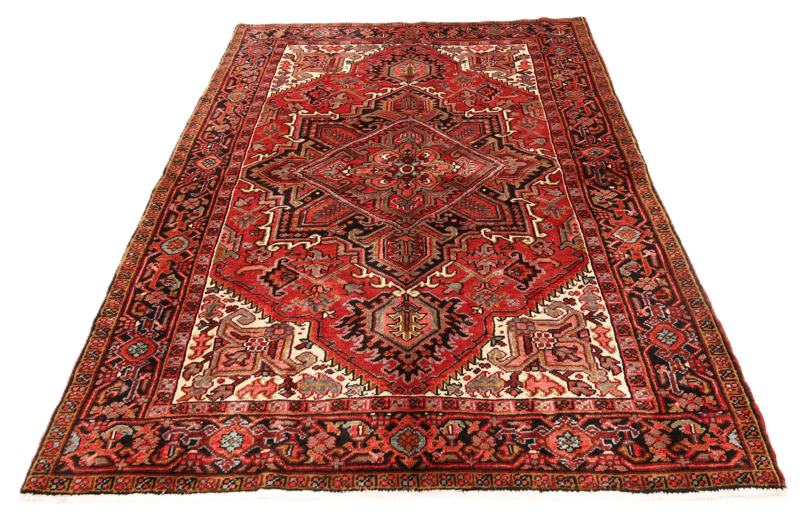 Handgeknüpfter Heriz Perserteppich 204 × 148 cm