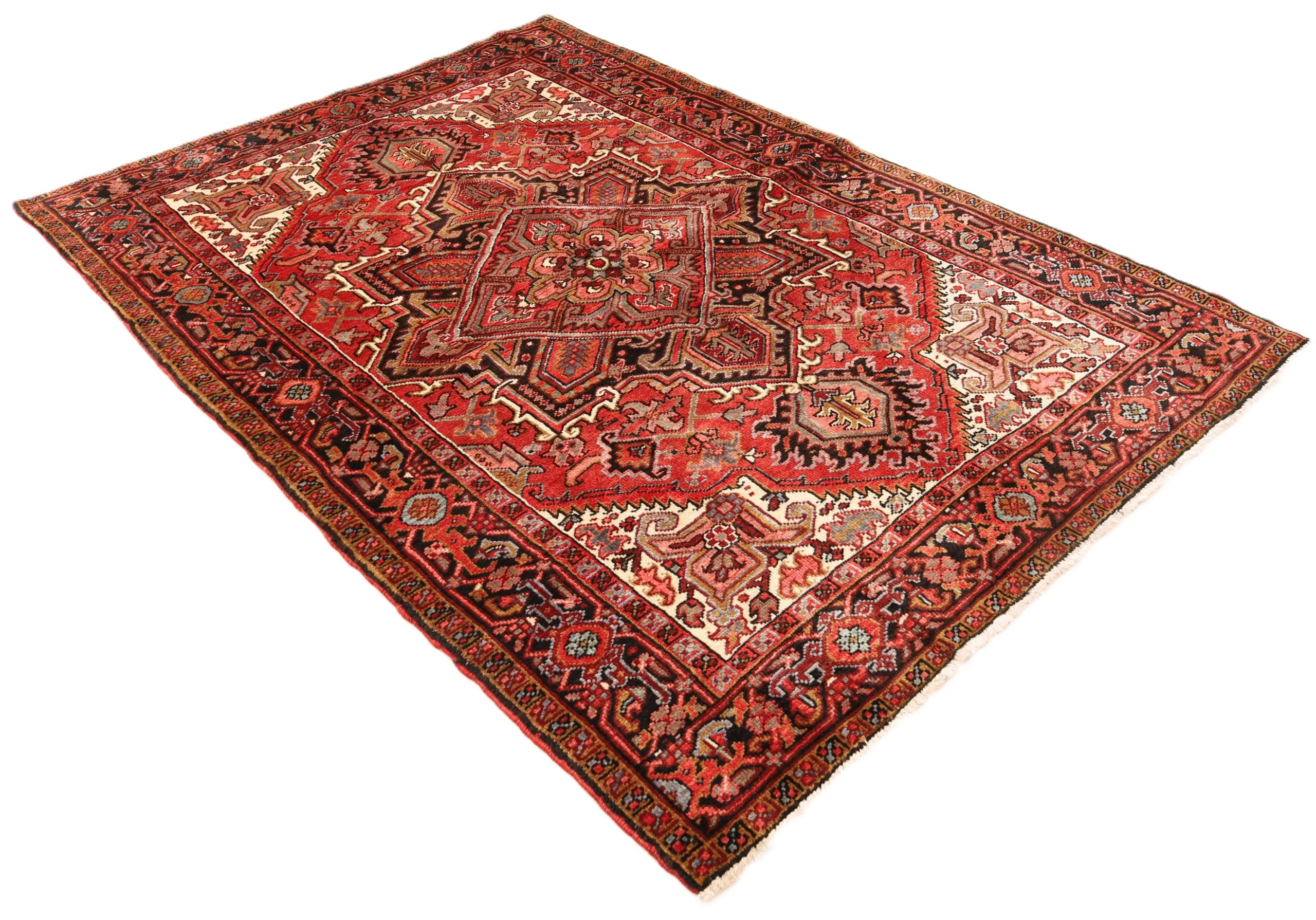 Handgeknüpfter Heriz Perserteppich 204 × 148 cm