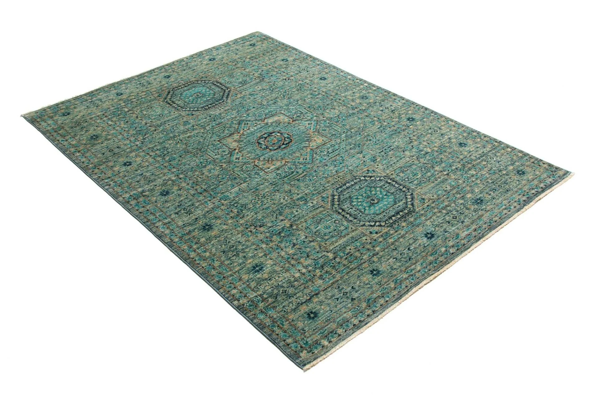 Mamluk Orientteppich aus Pakistan, 126 × 178 cm