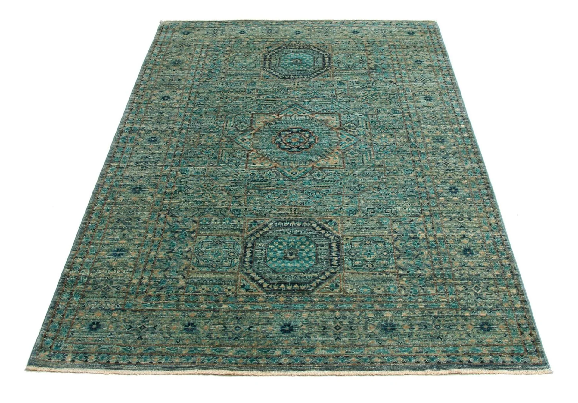 Mamluk Orientteppich aus Pakistan, 126 × 178 cm
