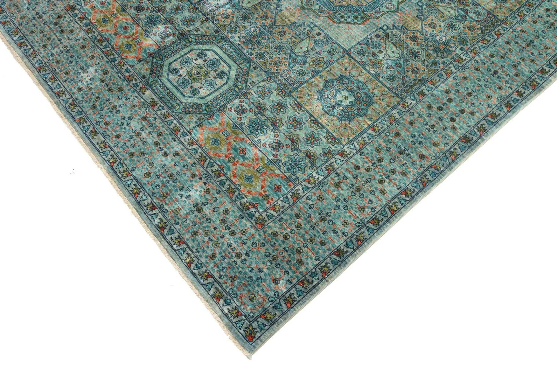 Mamluk Orientteppich 169 × 232 cm aus Wolle, handgeknüpft