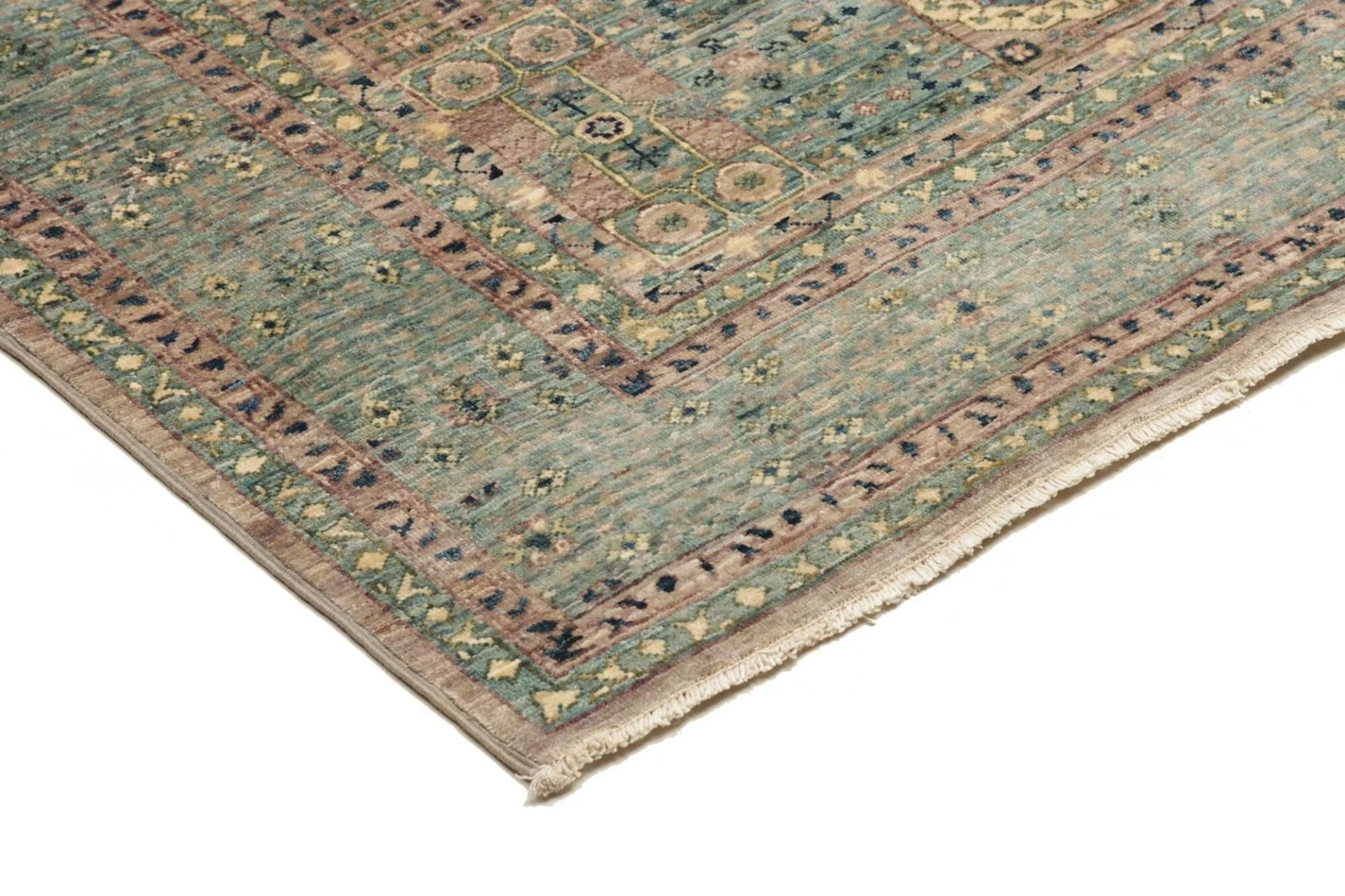 Handgeknüpfter Mamluk Orientteppich 128 × 182 cm