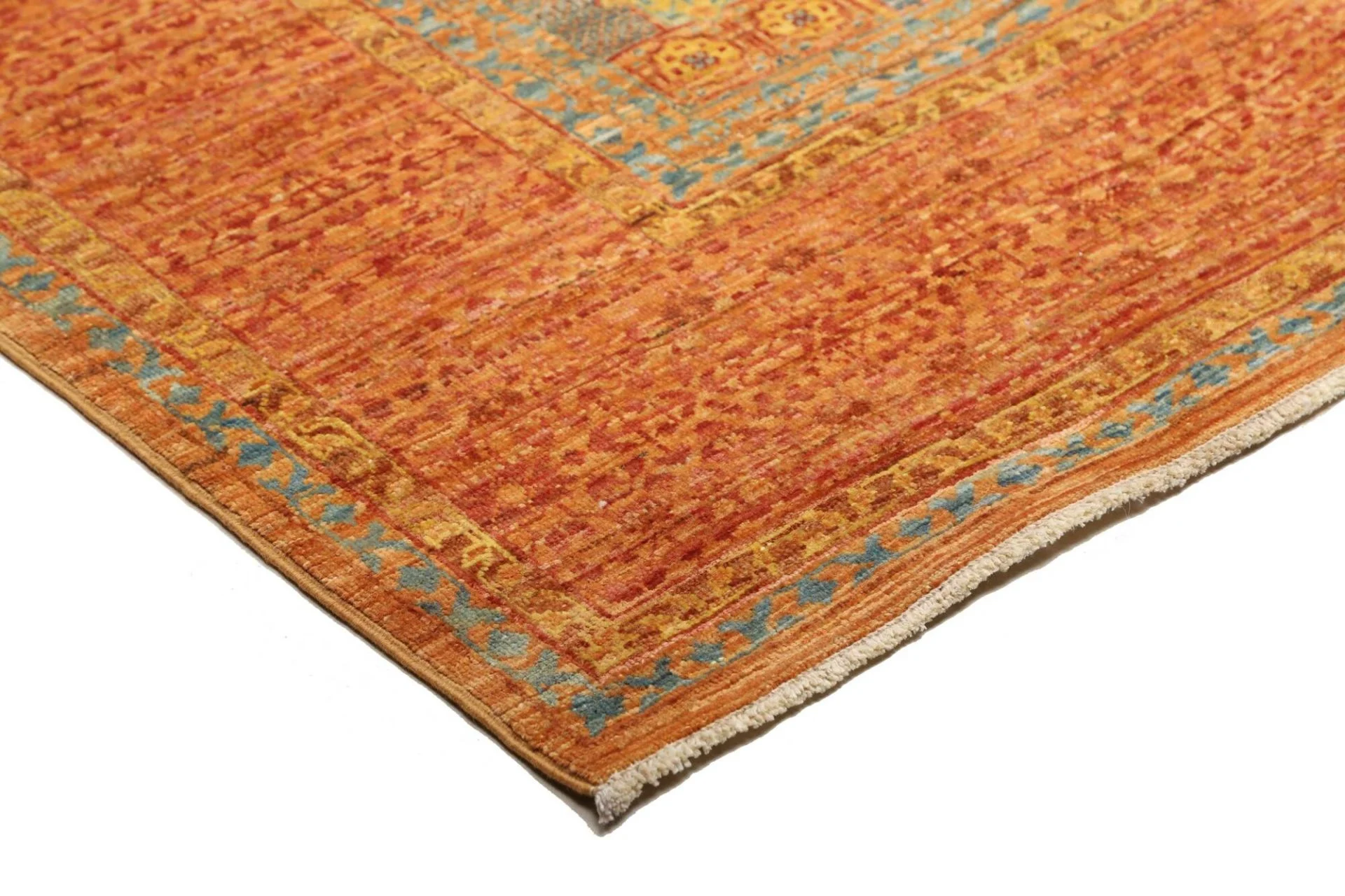 Handgeknüpfter Mamluk Orientteppich, 154 × 195 cm, Wolle