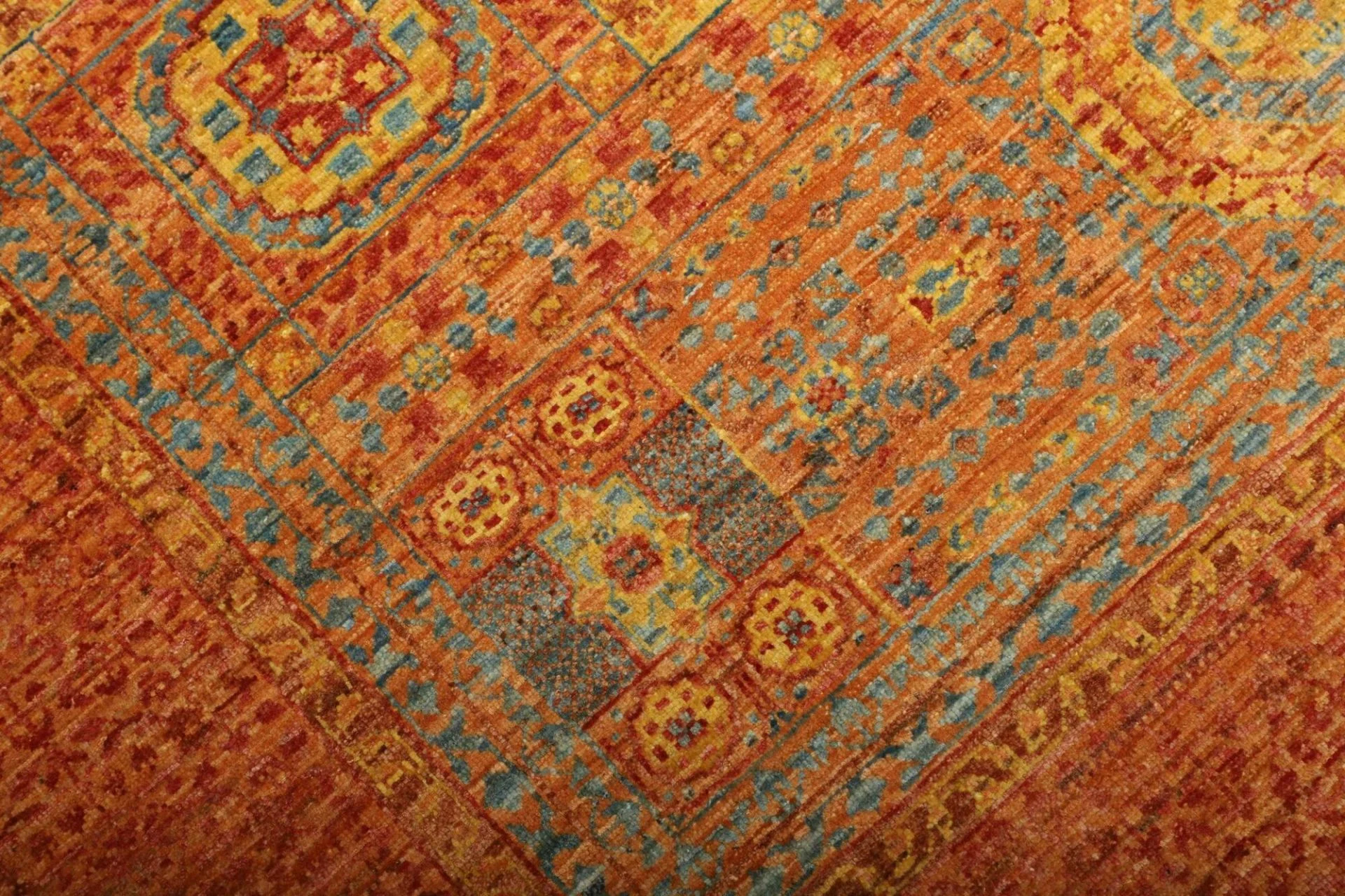 Handgeknüpfter Mamluk Orientteppich, 154 × 195 cm, Wolle