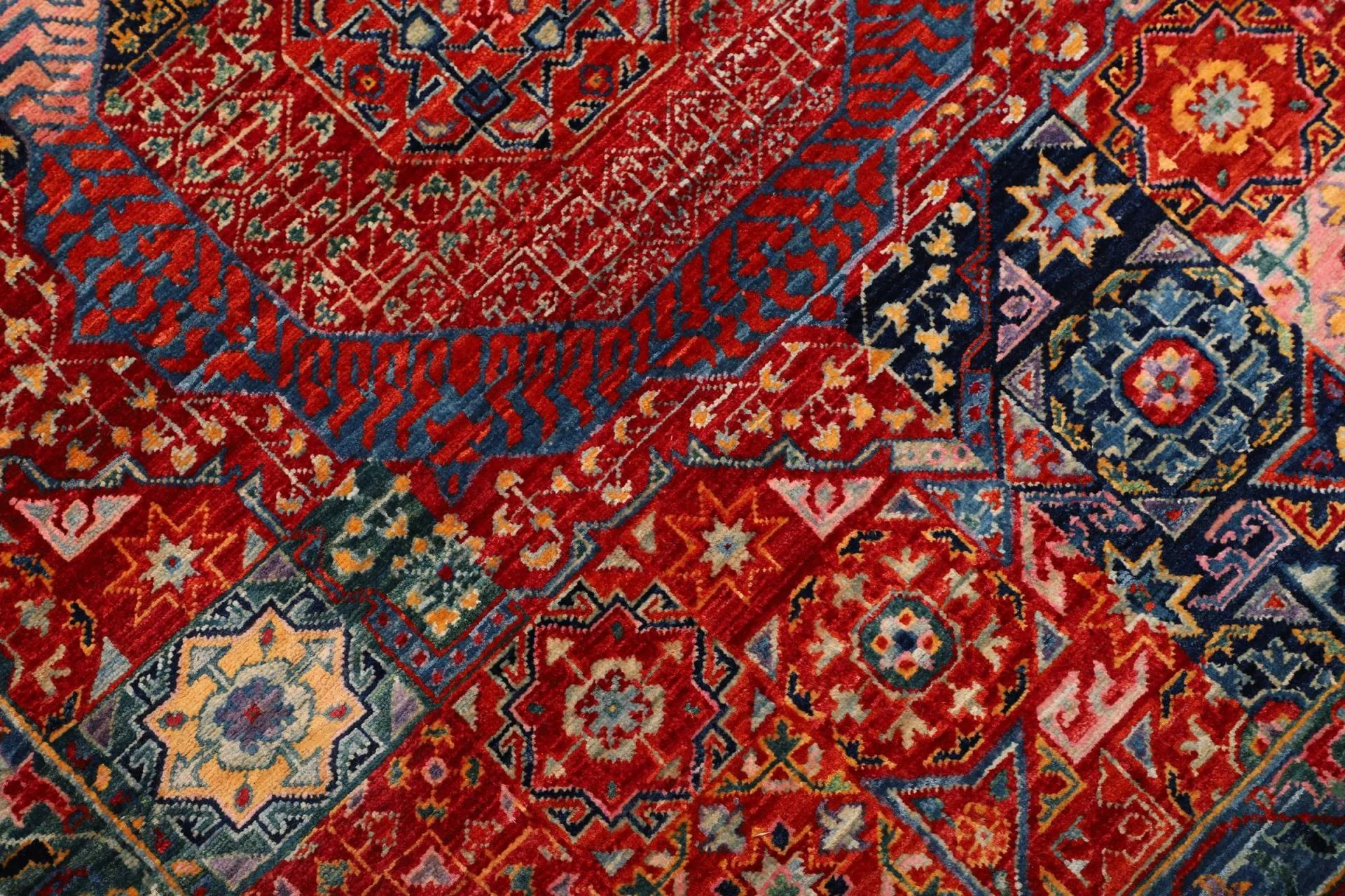 Mamluk Orientteppich 86 × 392 cm aus Wolle, handgeknüpft