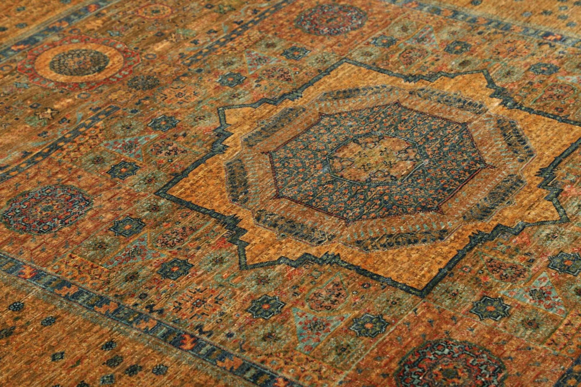 Handgeknüpfter Mamluk Orientteppich 155 × 204 cm