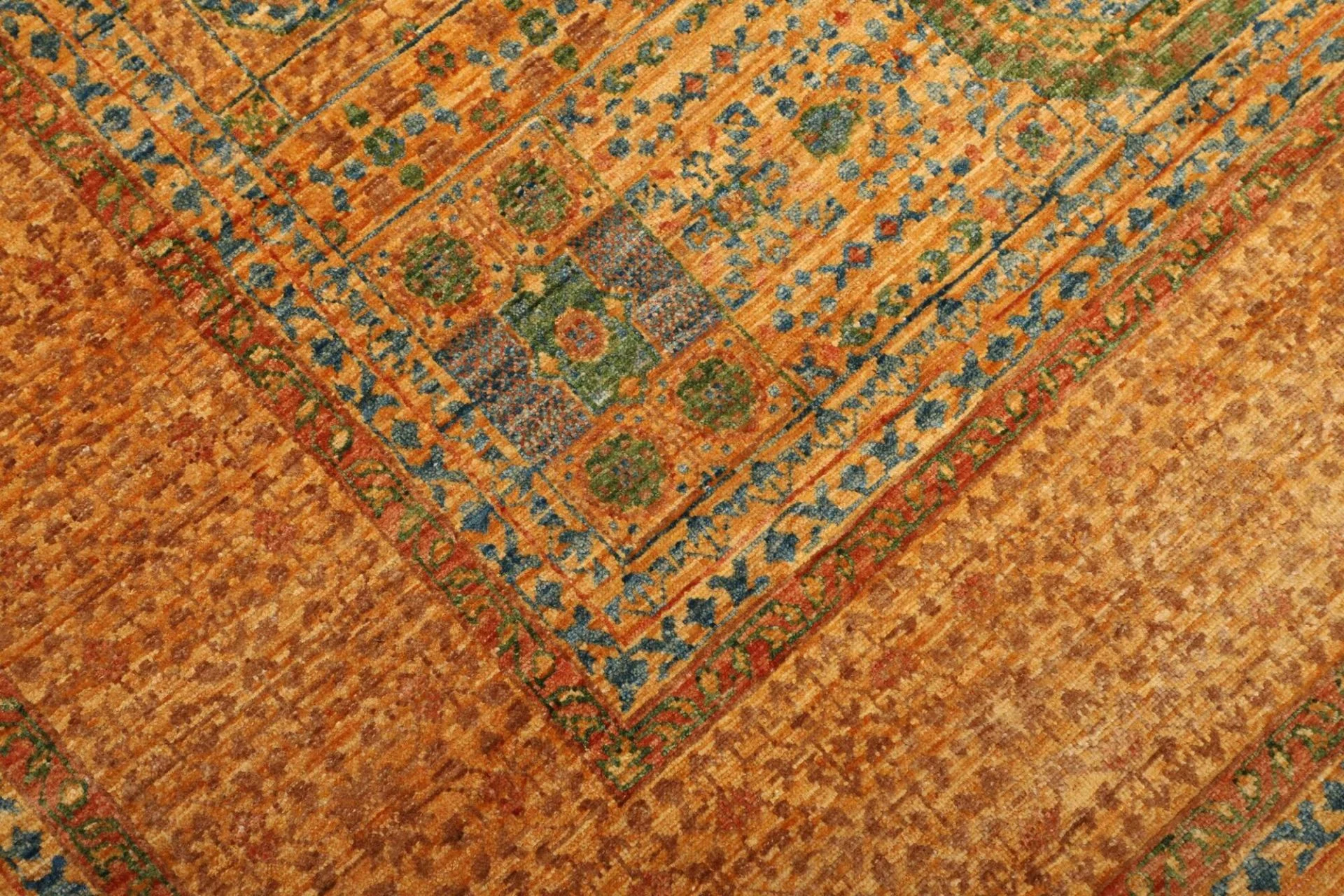 Mamluk Orientteppich 154 × 220 cm aus Wolle, handgeknüpft