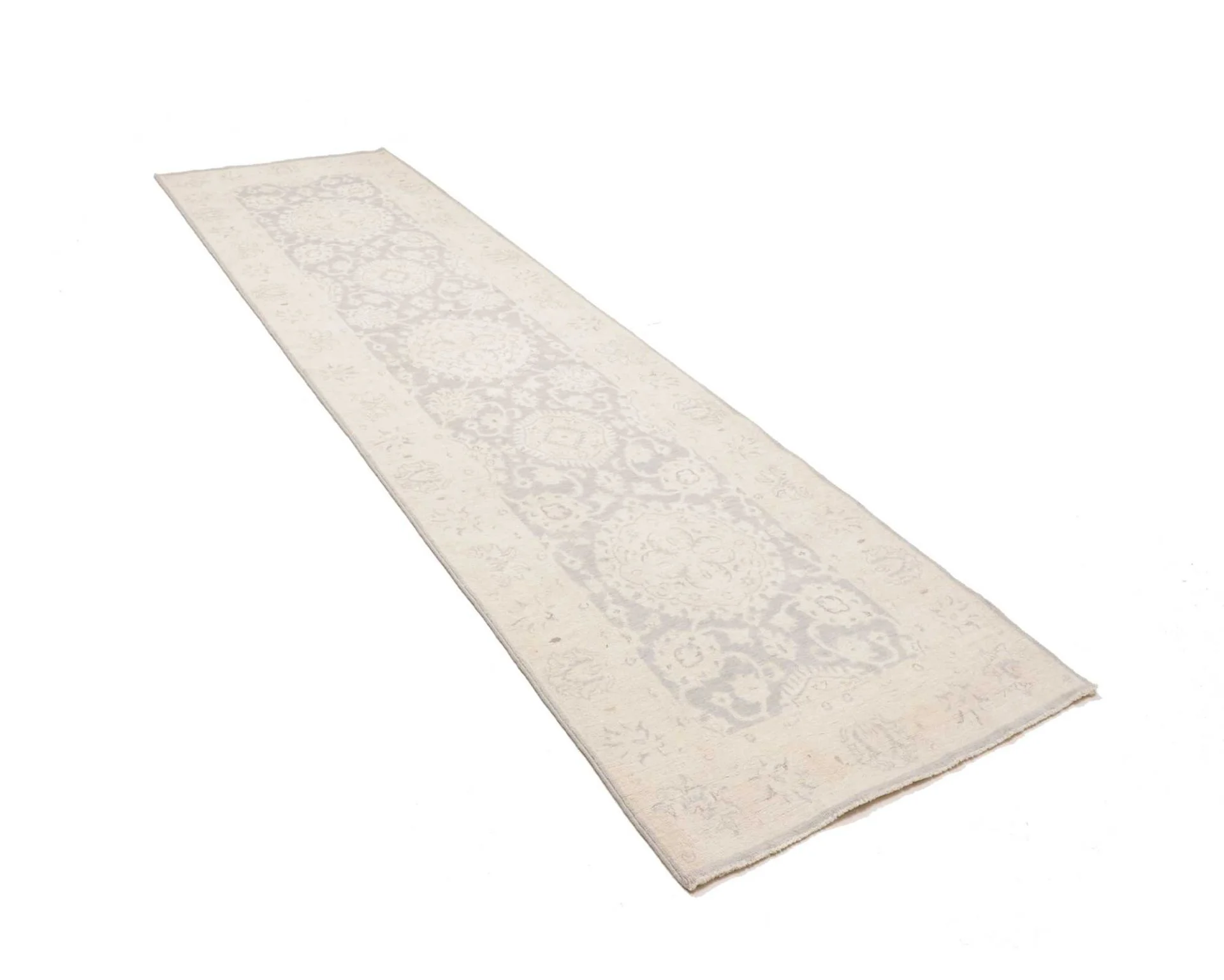 Handgeknüpfter Ziegler Orientteppich, 87 × 299 cm, Wolle