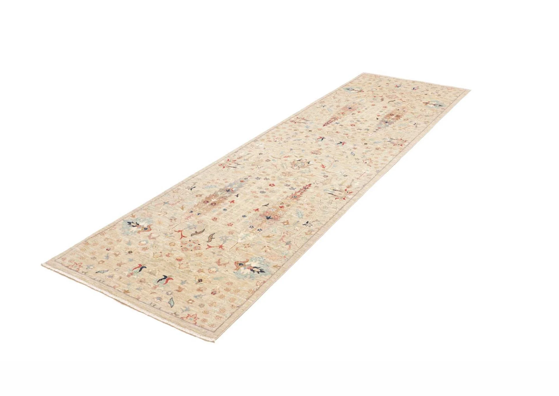 Handgeknüpfter Samarkand Orientteppich, 84 × 290 cm, Wolle