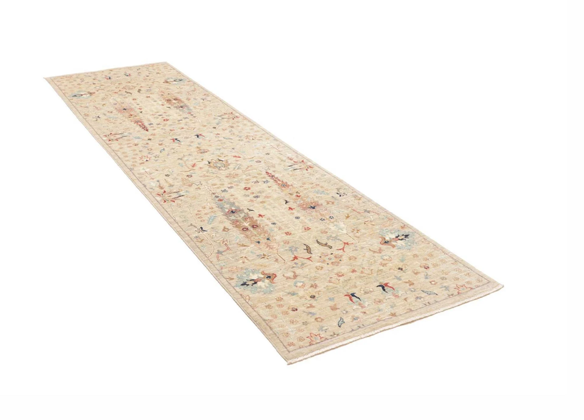 Handgeknüpfter Samarkand Orientteppich, 84 × 290 cm, Wolle