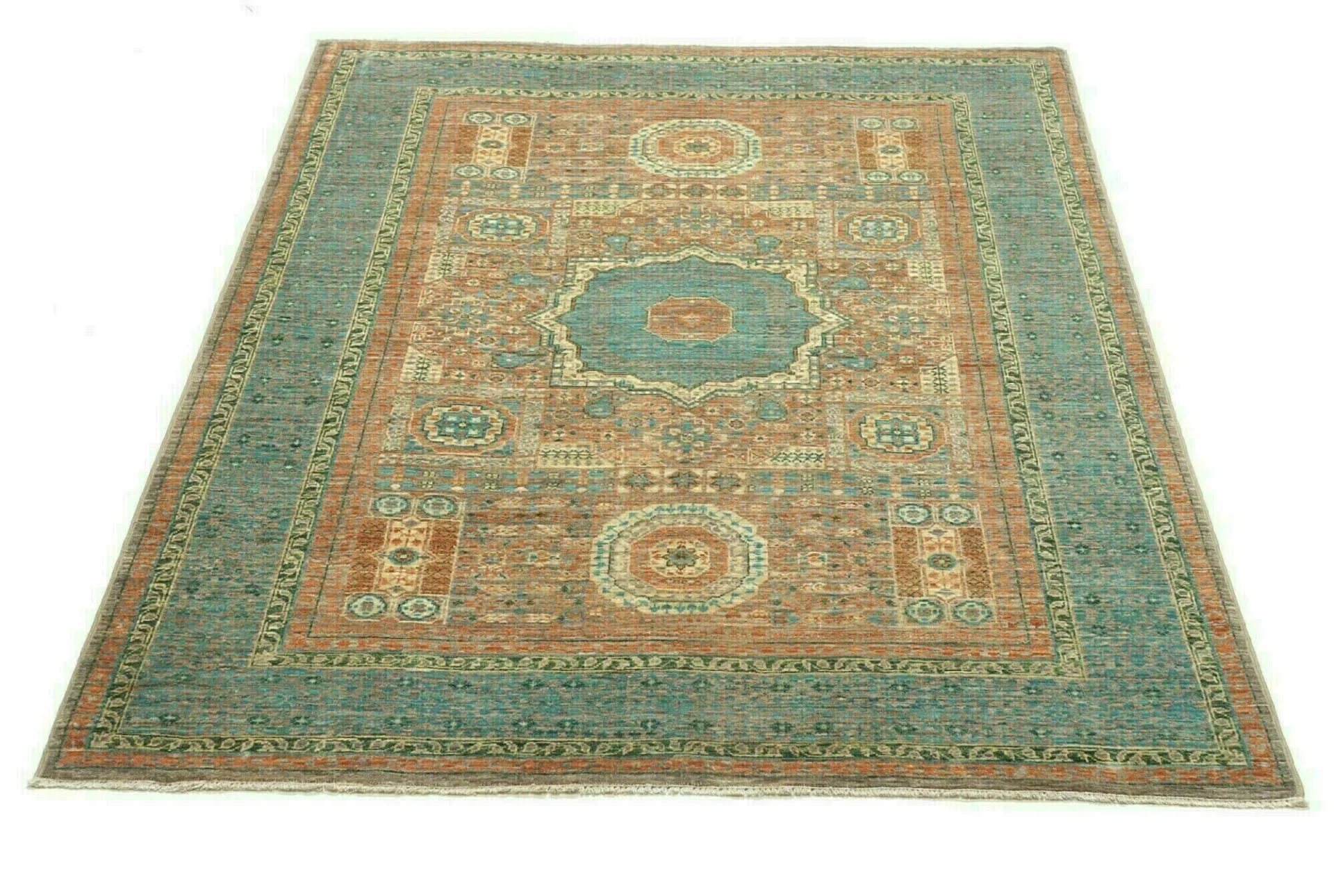 Mamluk Orientteppich aus Pakistan, 126 × 179 cm