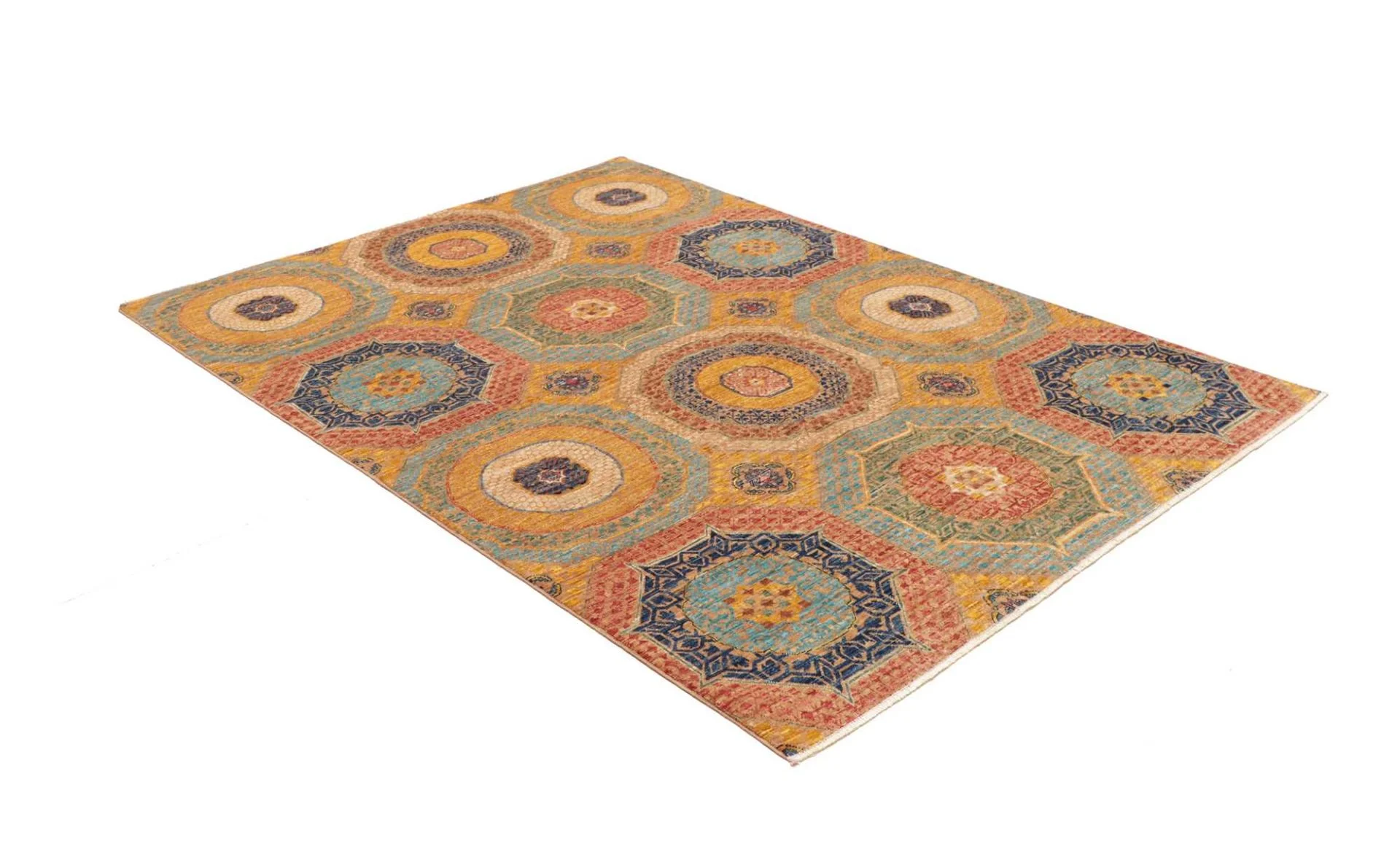 Mamluk Orientteppich aus Pakistan, 150 × 199 cm