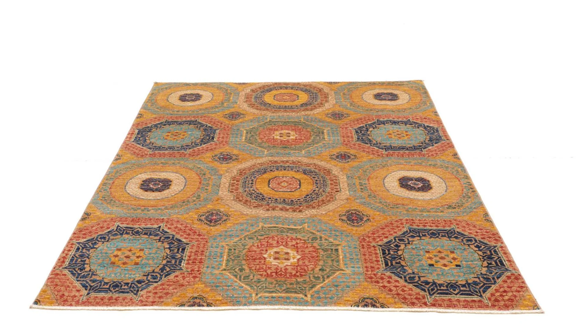 Mamluk Orientteppich aus Pakistan, 150 × 199 cm