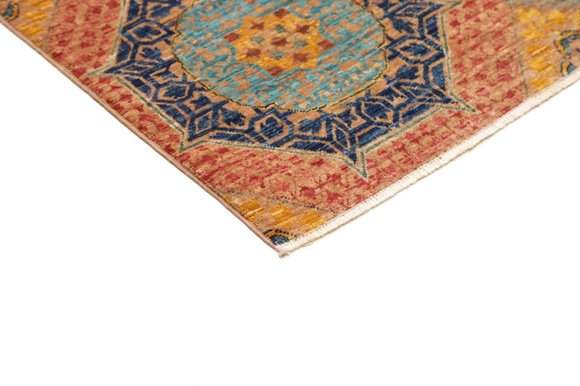 Mamluk Orientteppich aus Pakistan, 150 × 199 cm