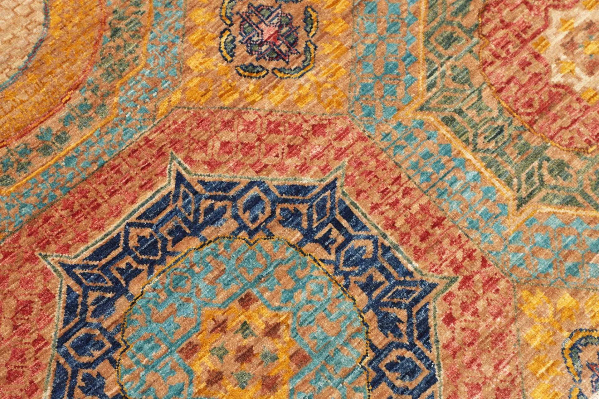 Mamluk Orientteppich aus Pakistan, 150 × 199 cm