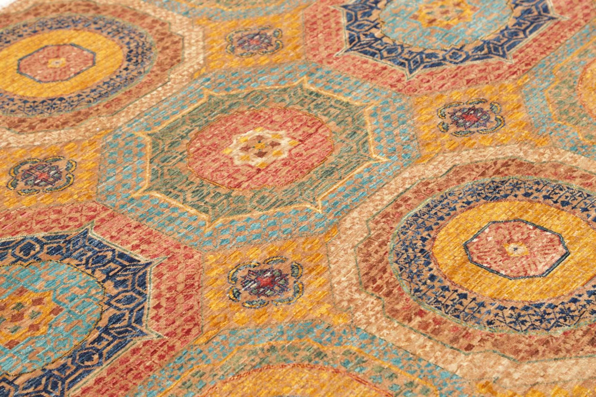 Mamluk Orientteppich aus Pakistan, 150 × 199 cm