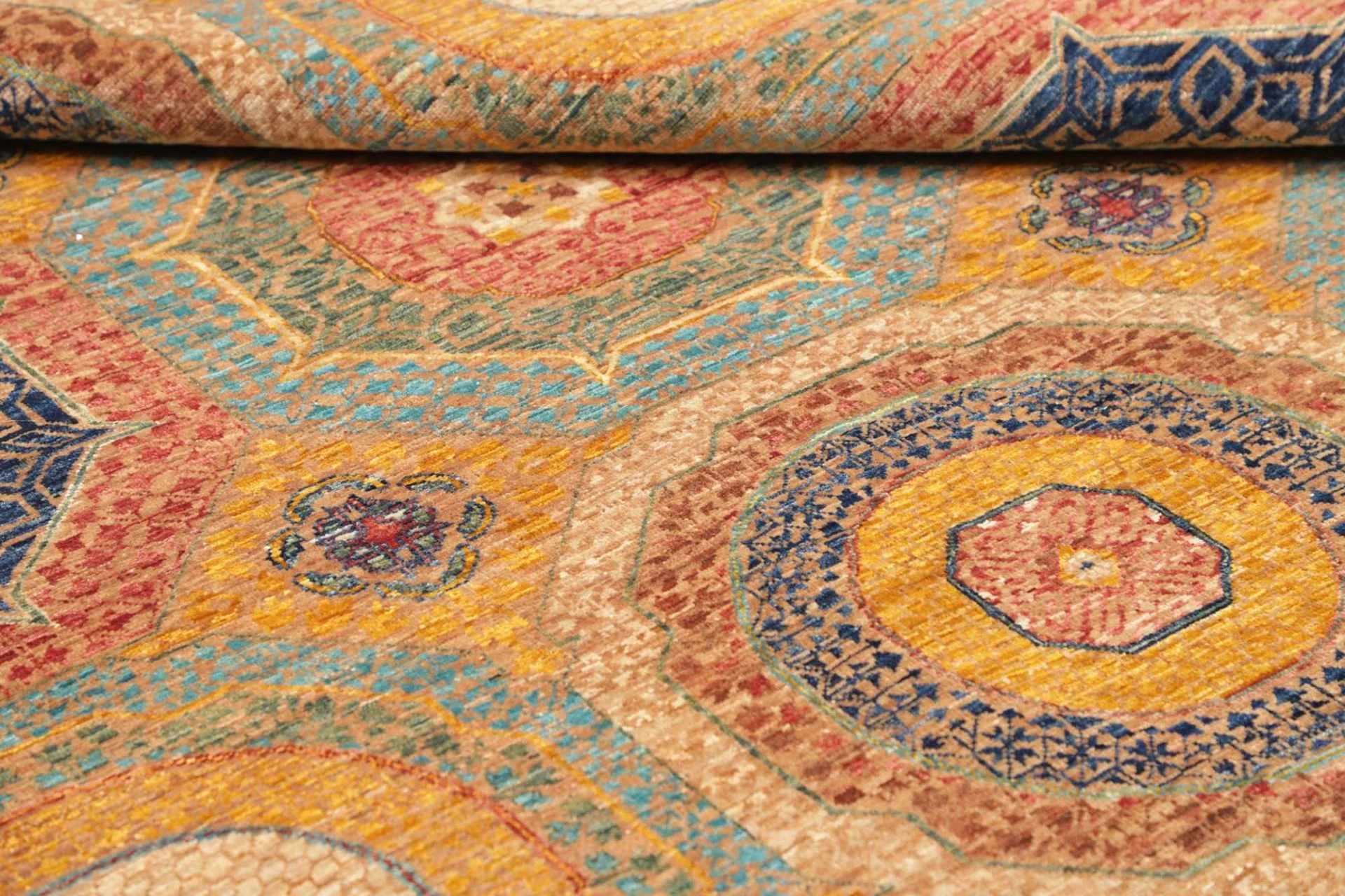 Mamluk Orientteppich aus Pakistan, 150 × 199 cm