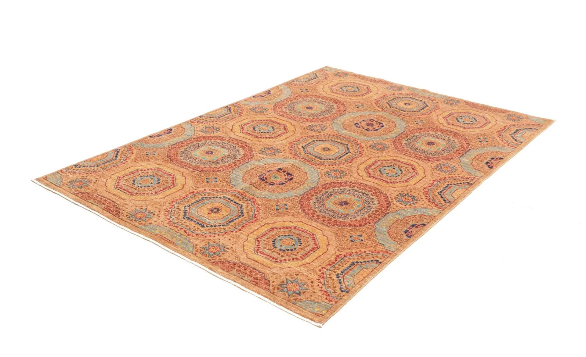 Mamluk Orientteppich aus Pakistan, 149 × 209 cm