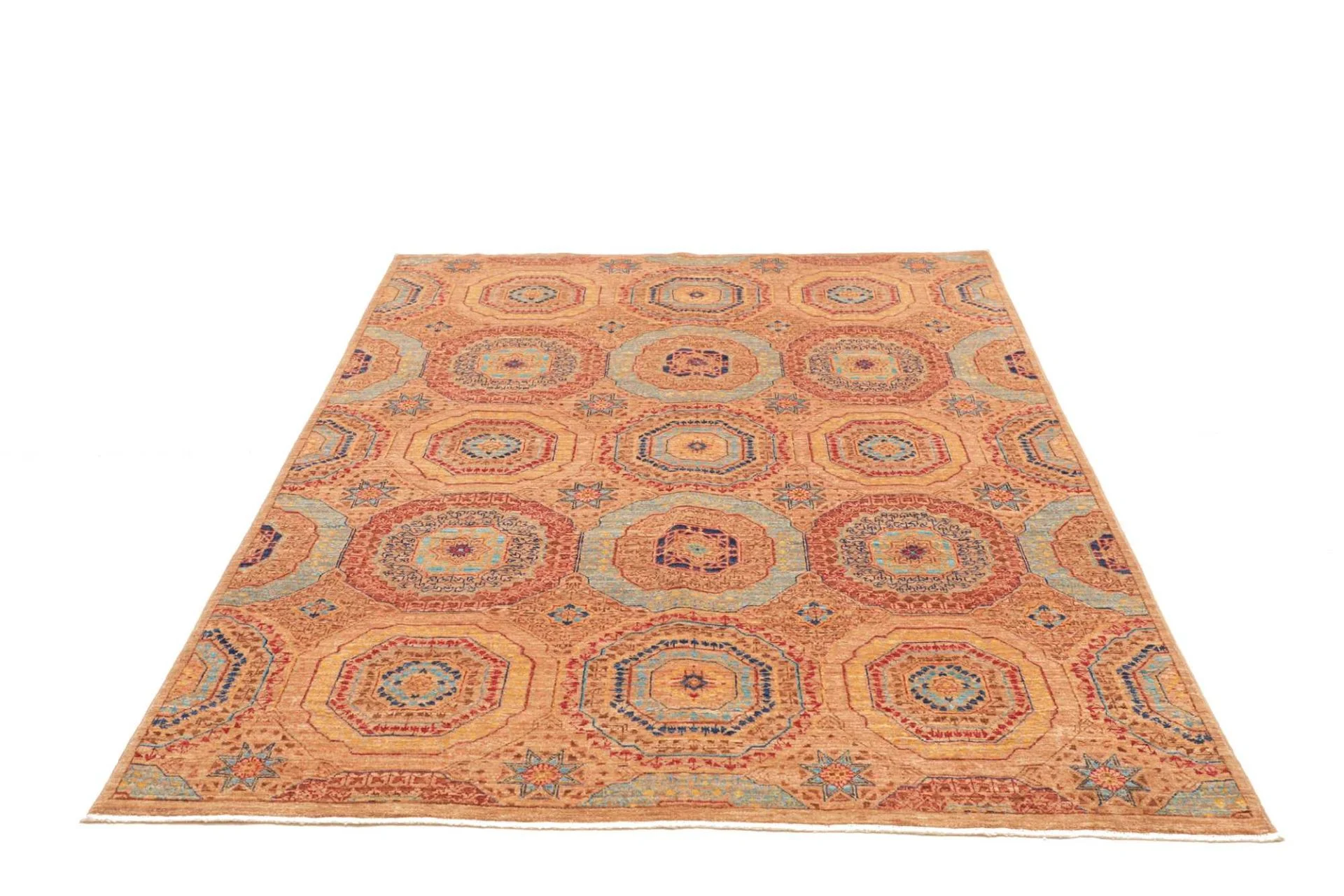 Mamluk Orientteppich aus Pakistan, 149 × 209 cm