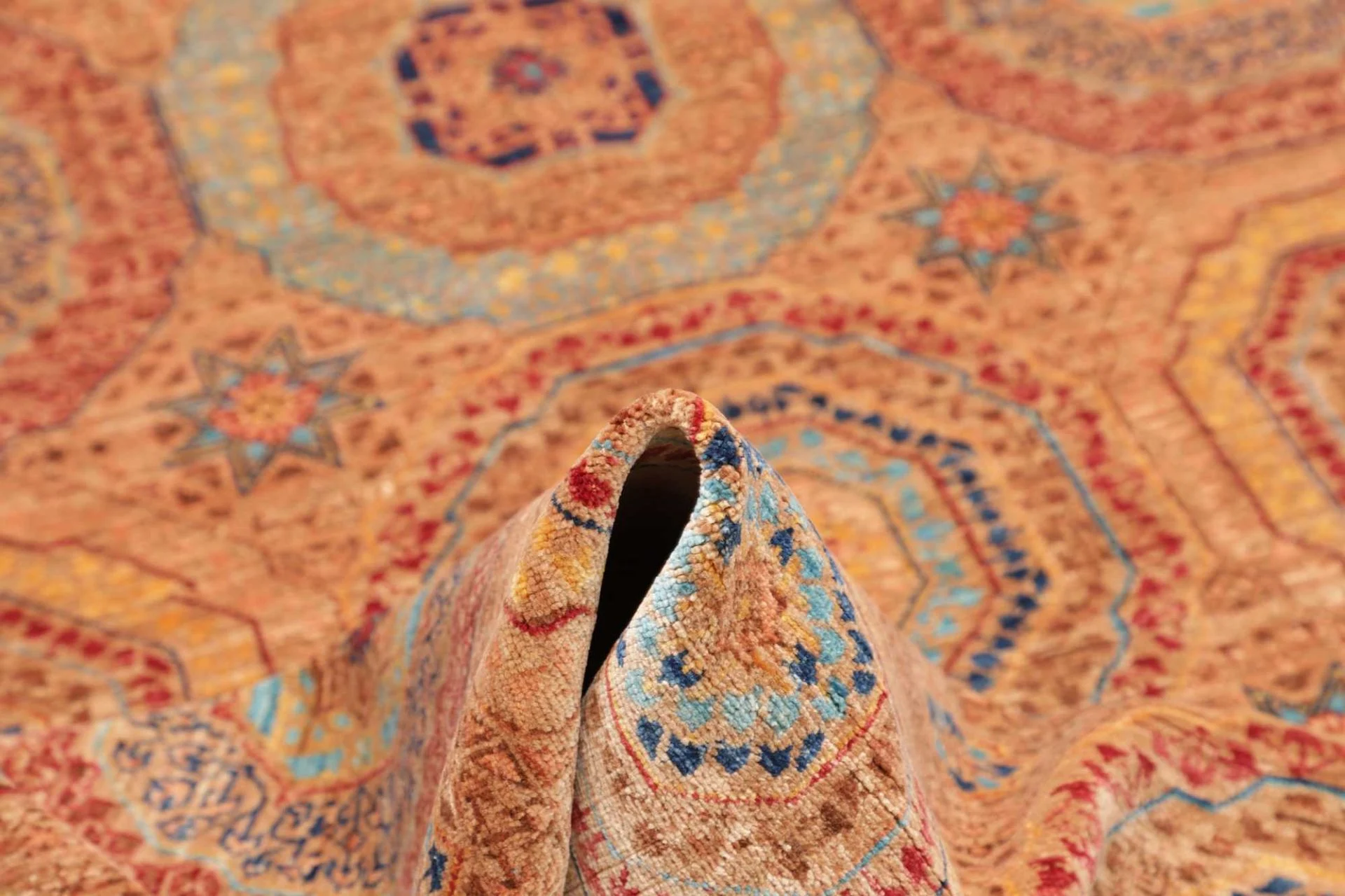 Mamluk Orientteppich aus Pakistan, 149 × 209 cm