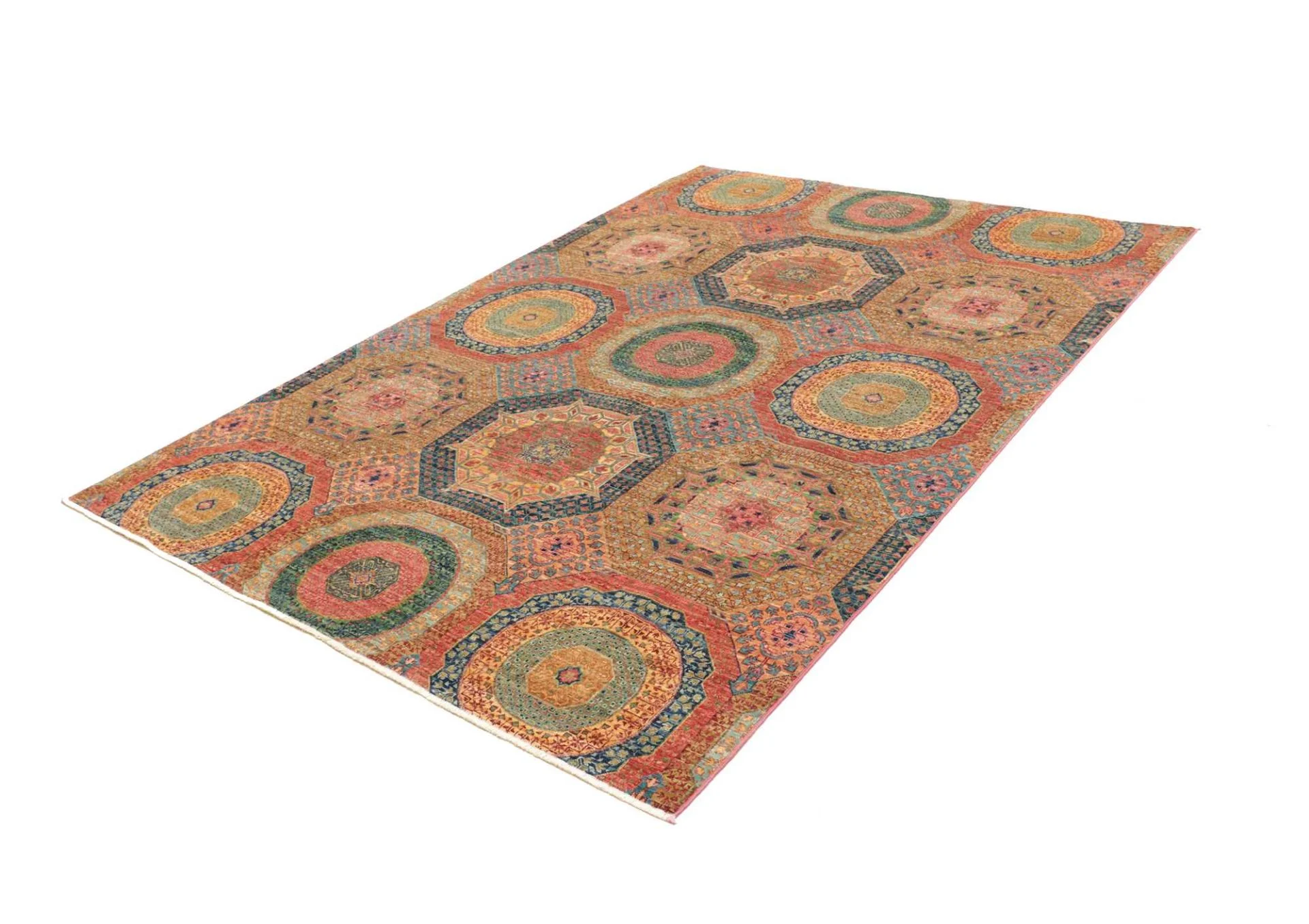 Handgeknüpfter Mamluk Orientteppich 169 × 231 cm