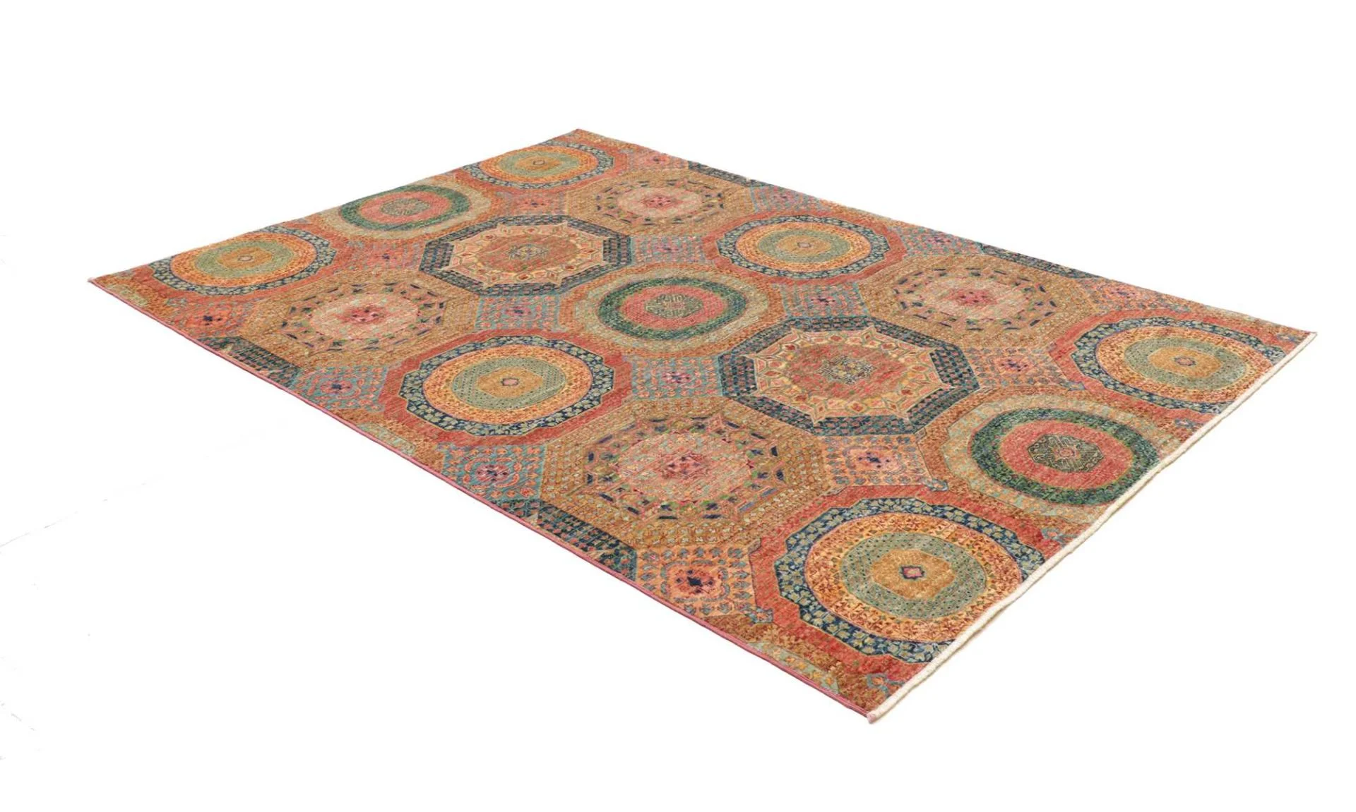 Handgeknüpfter Mamluk Orientteppich 169 × 231 cm