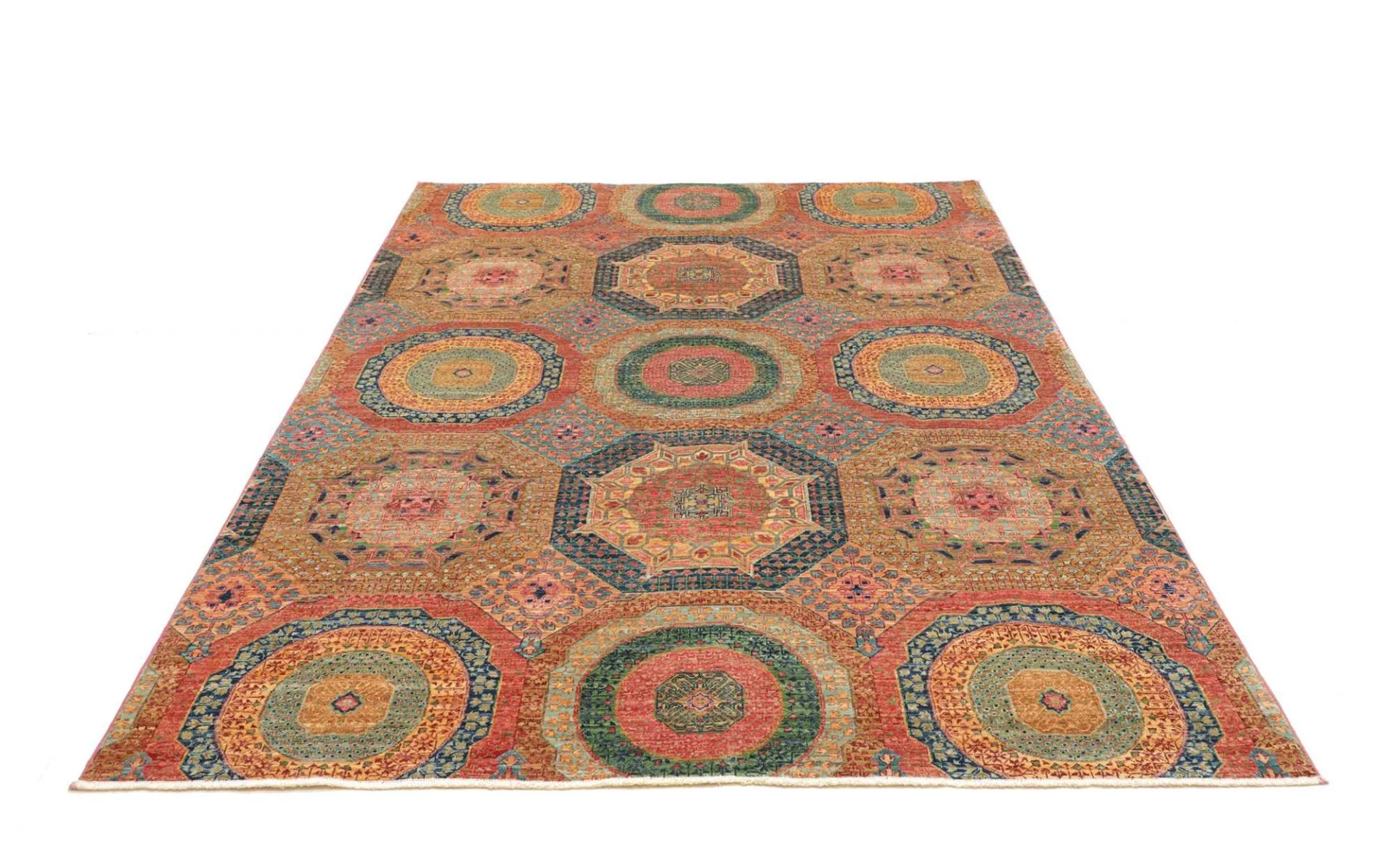 Handgeknüpfter Mamluk Orientteppich 169 × 231 cm
