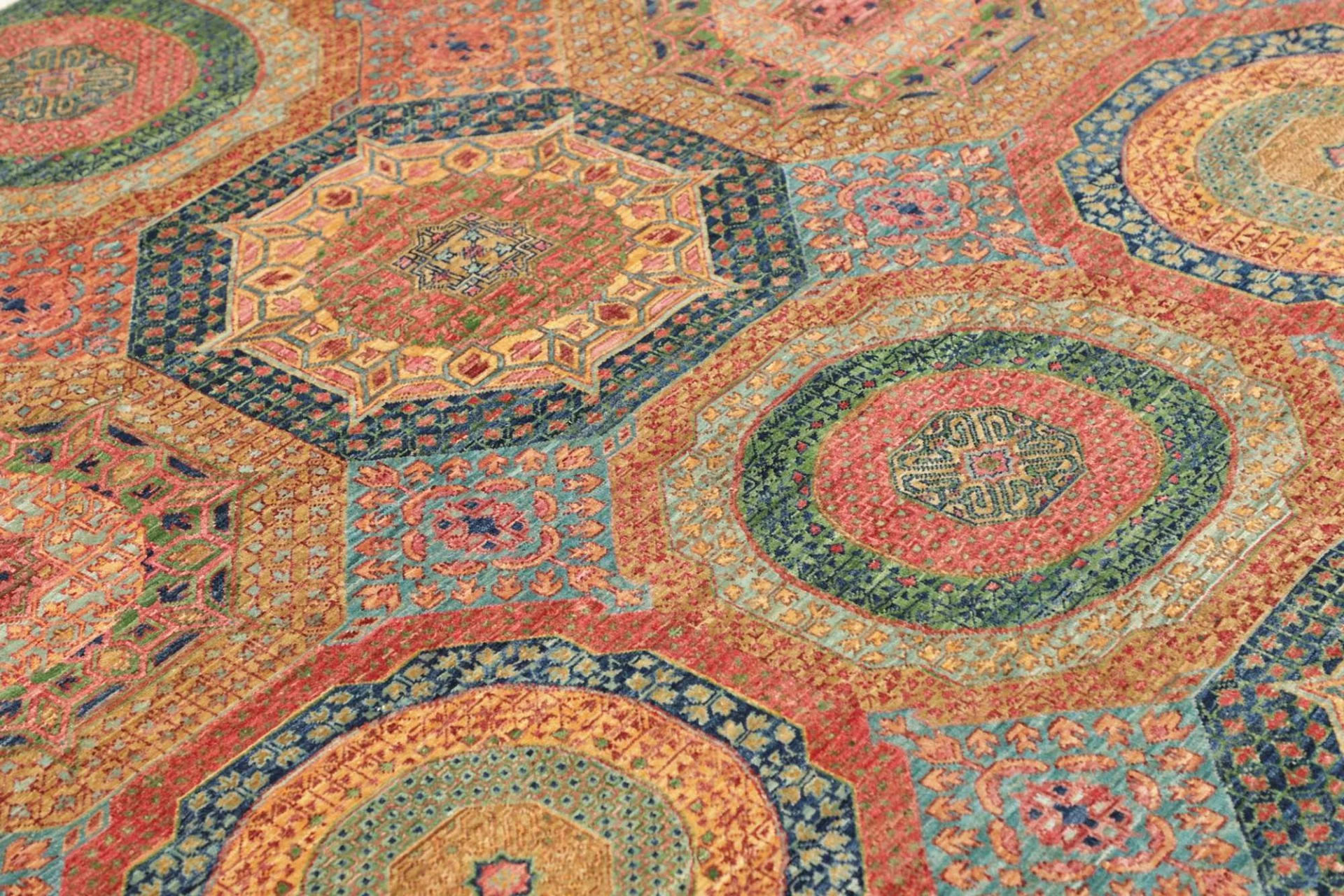 Handgeknüpfter Mamluk Orientteppich 169 × 231 cm