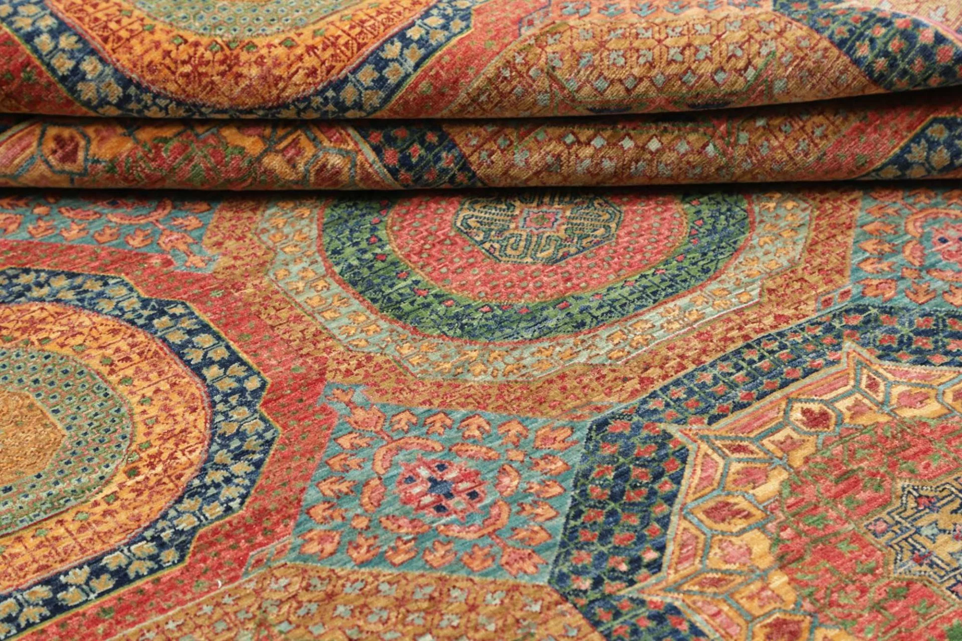 Handgeknüpfter Mamluk Orientteppich 169 × 231 cm